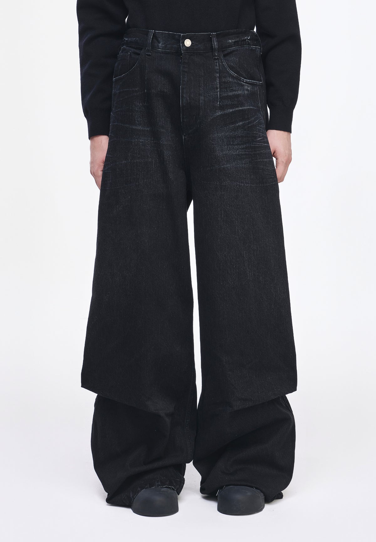BIAS DRAPE DENIM