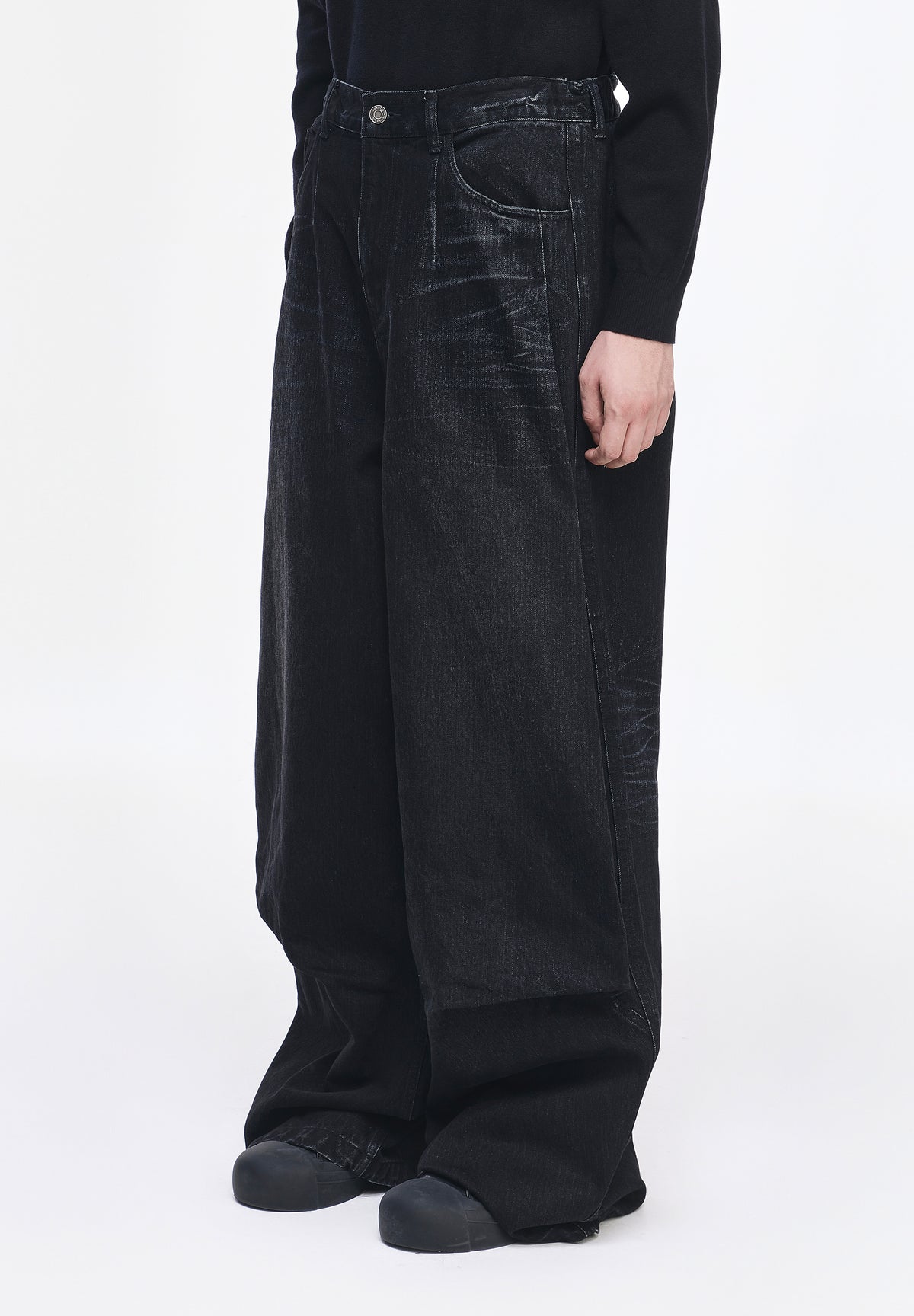 BIAS DRAPE DENIM