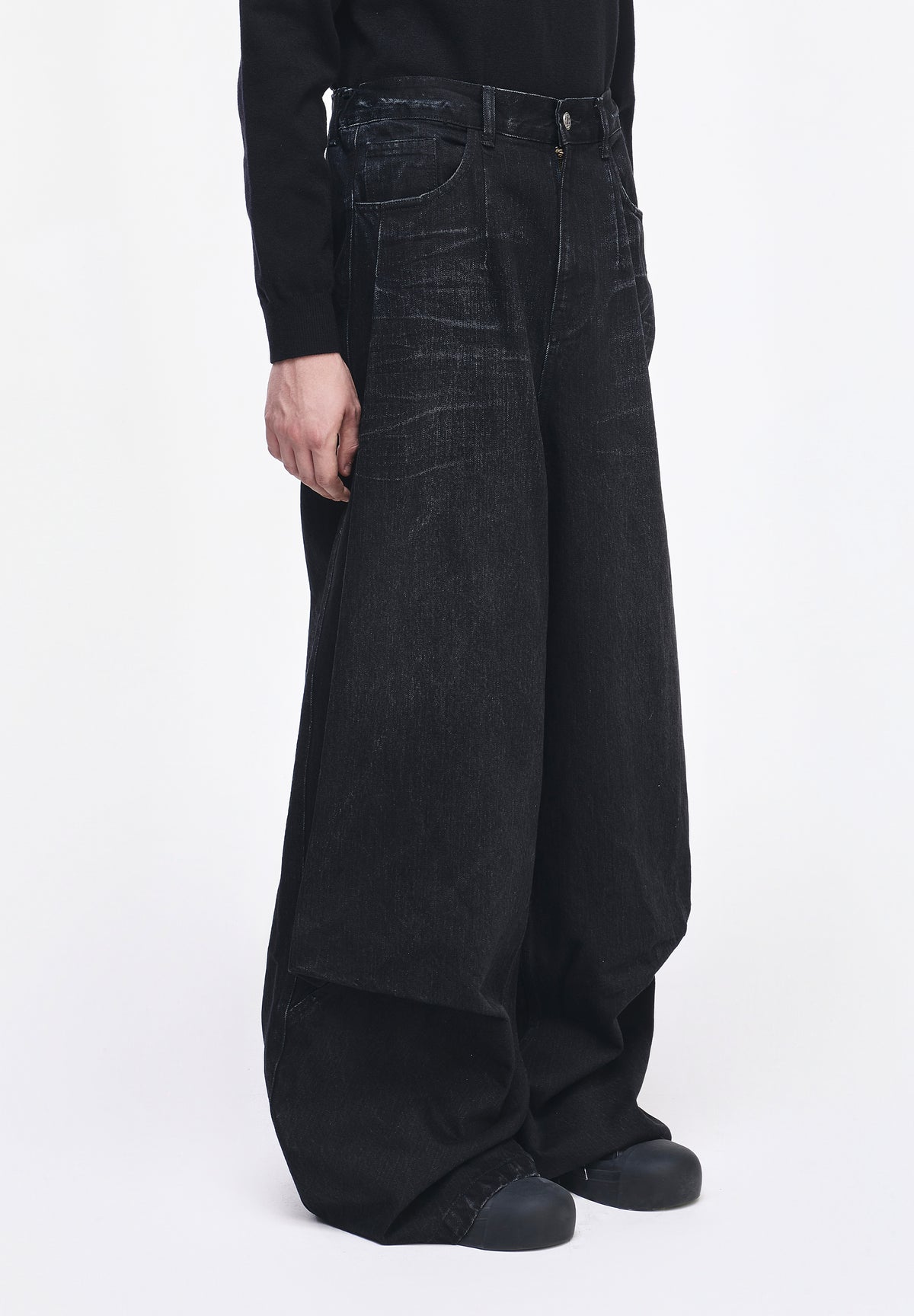 BIAS DRAPE DENIM