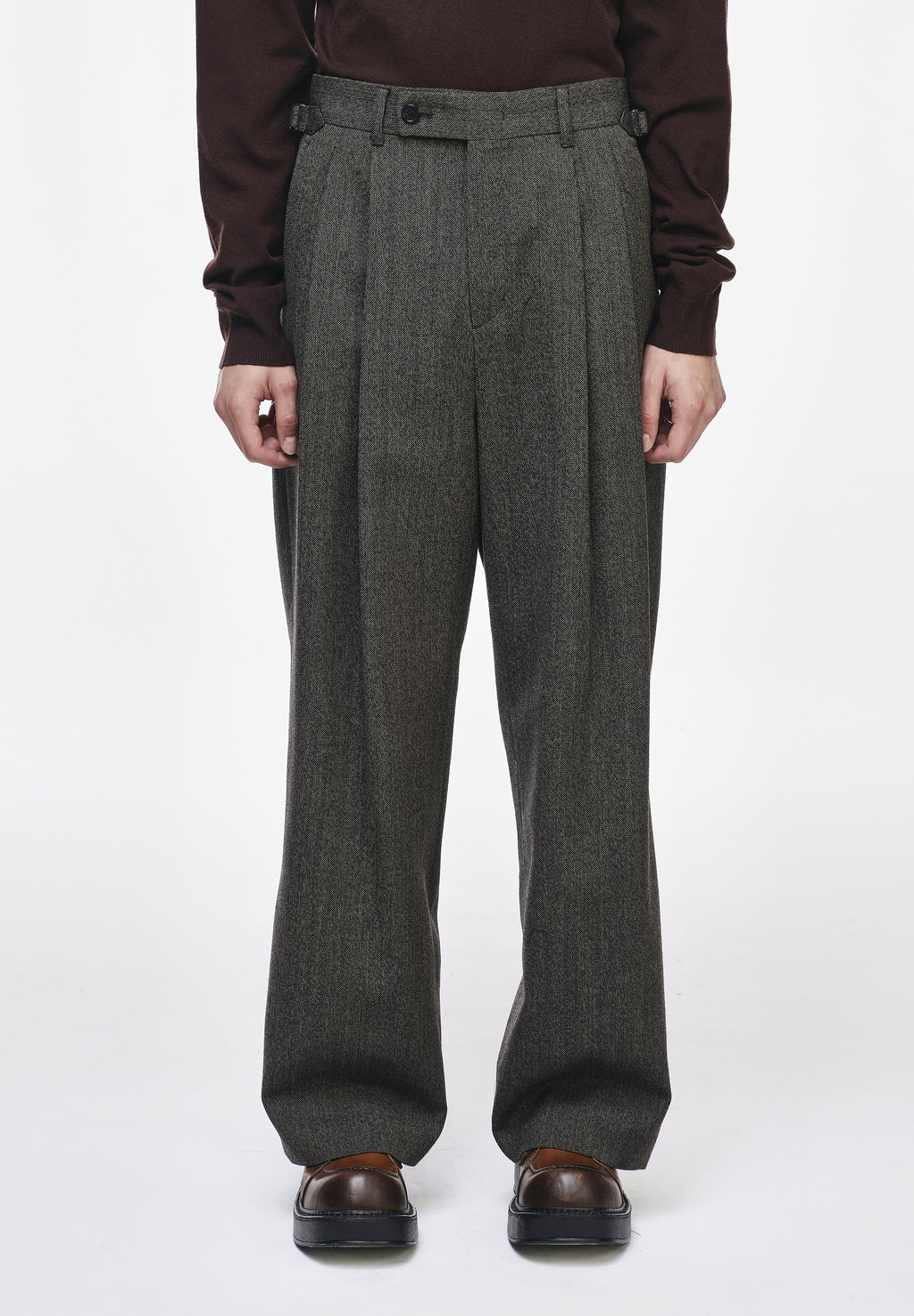 ARTISANAL TWO TUCK WIDE PANTS