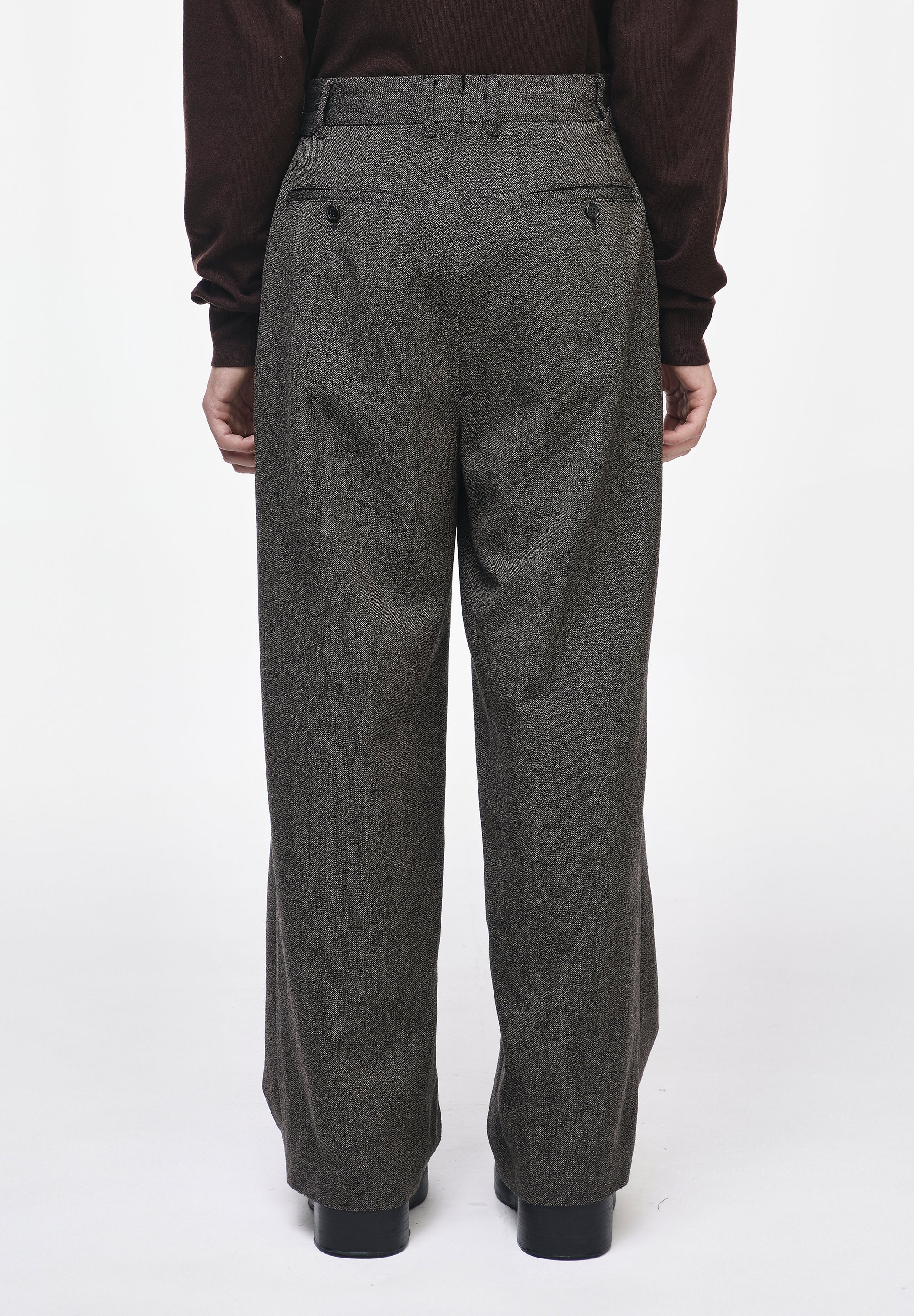 ARTISANAL TWO TUCK WIDE PANTS