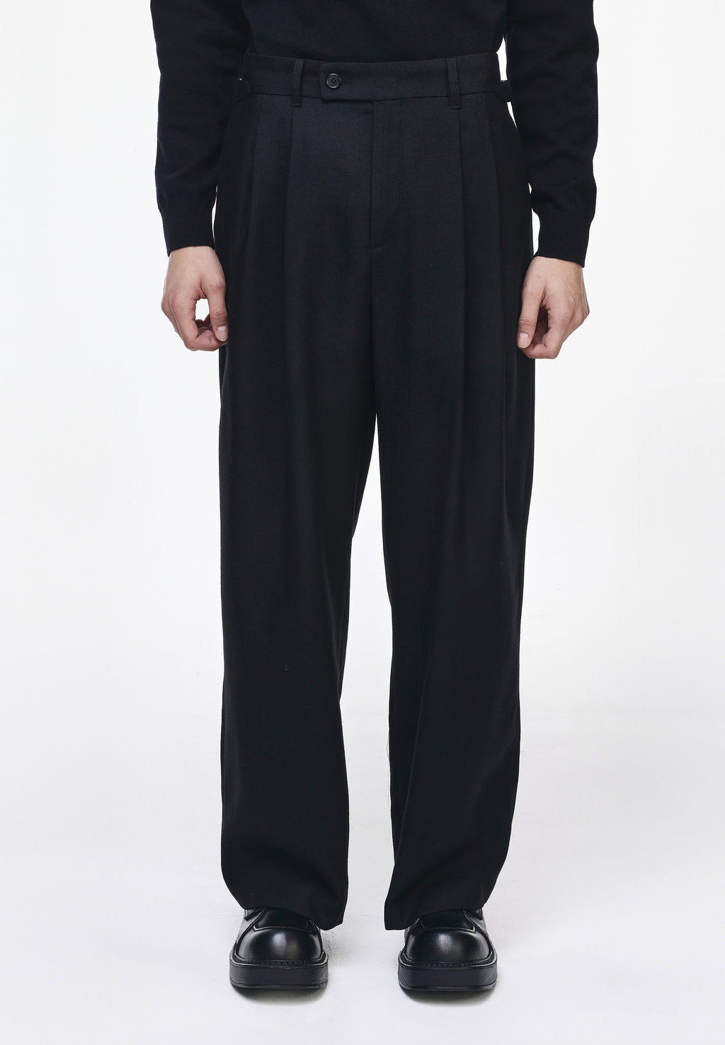ARTISANAL TWO TUCK WIDE PANTS