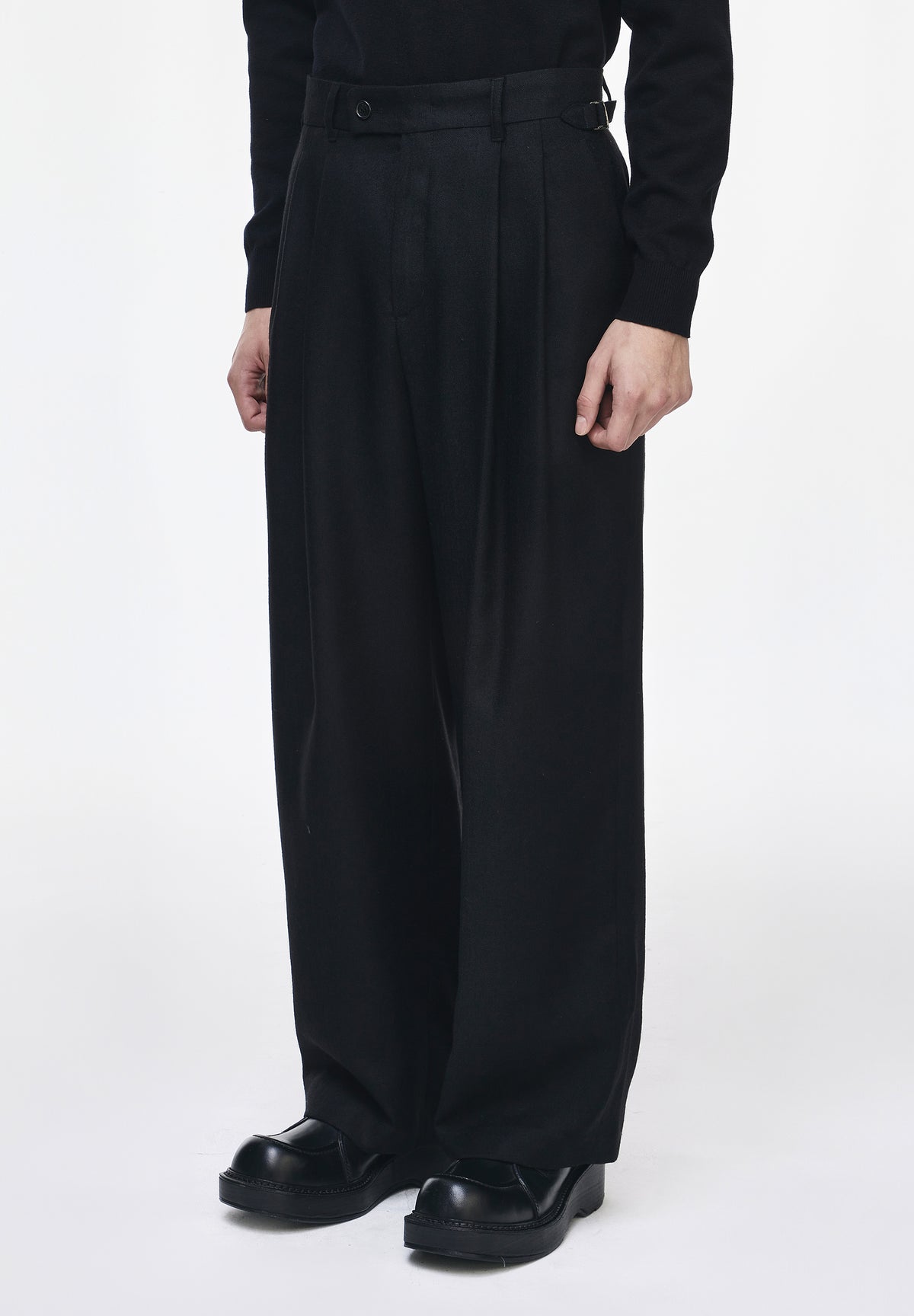 ARTISANAL TWO TUCK WIDE PANTS