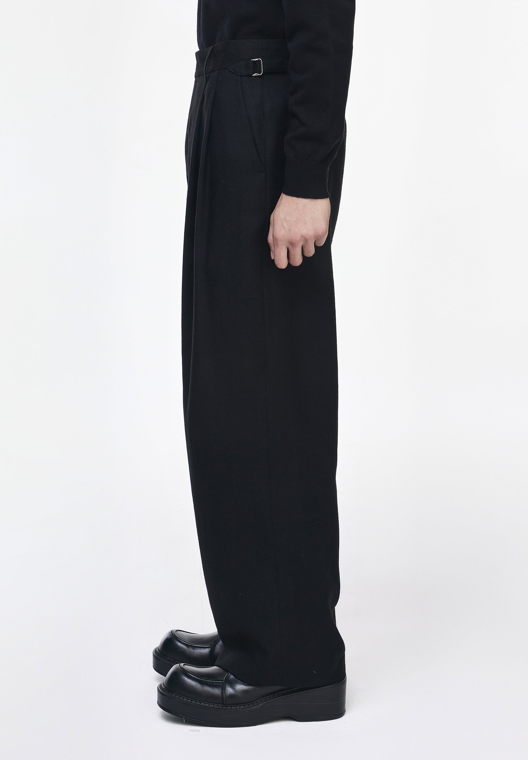 ARTISANAL TWO TUCK WIDE PANTS