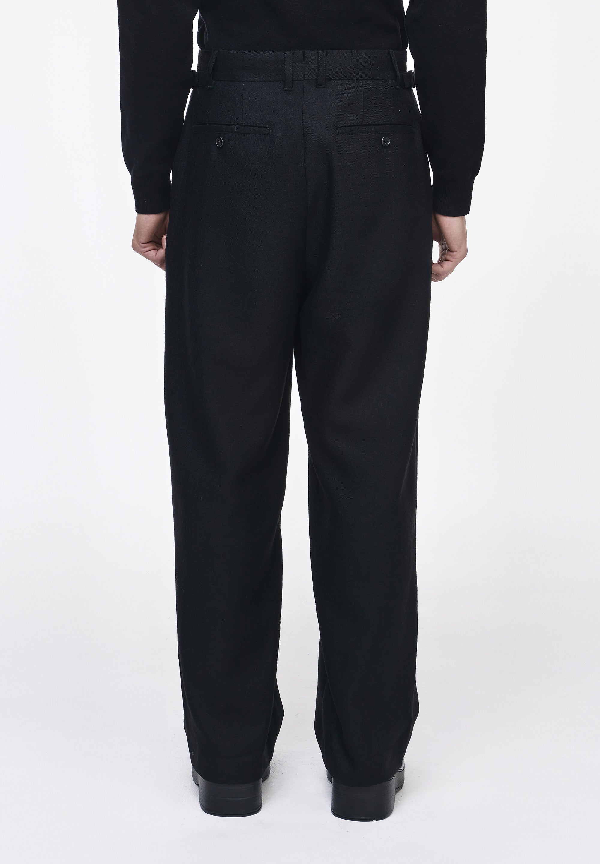 ARTISANAL TWO TUCK WIDE PANTS