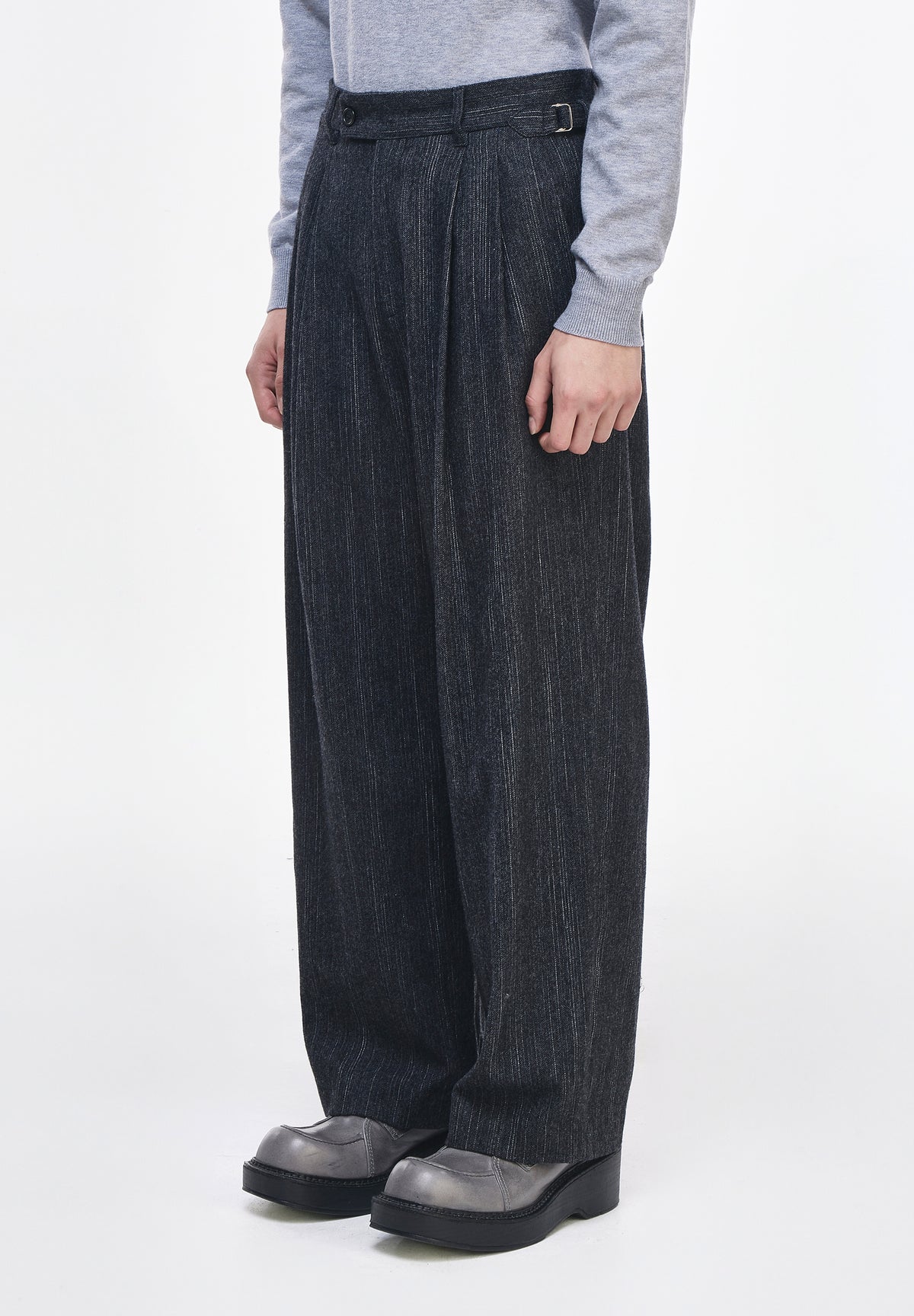 ARTISANAL TWO TUCK WIDE PANTS