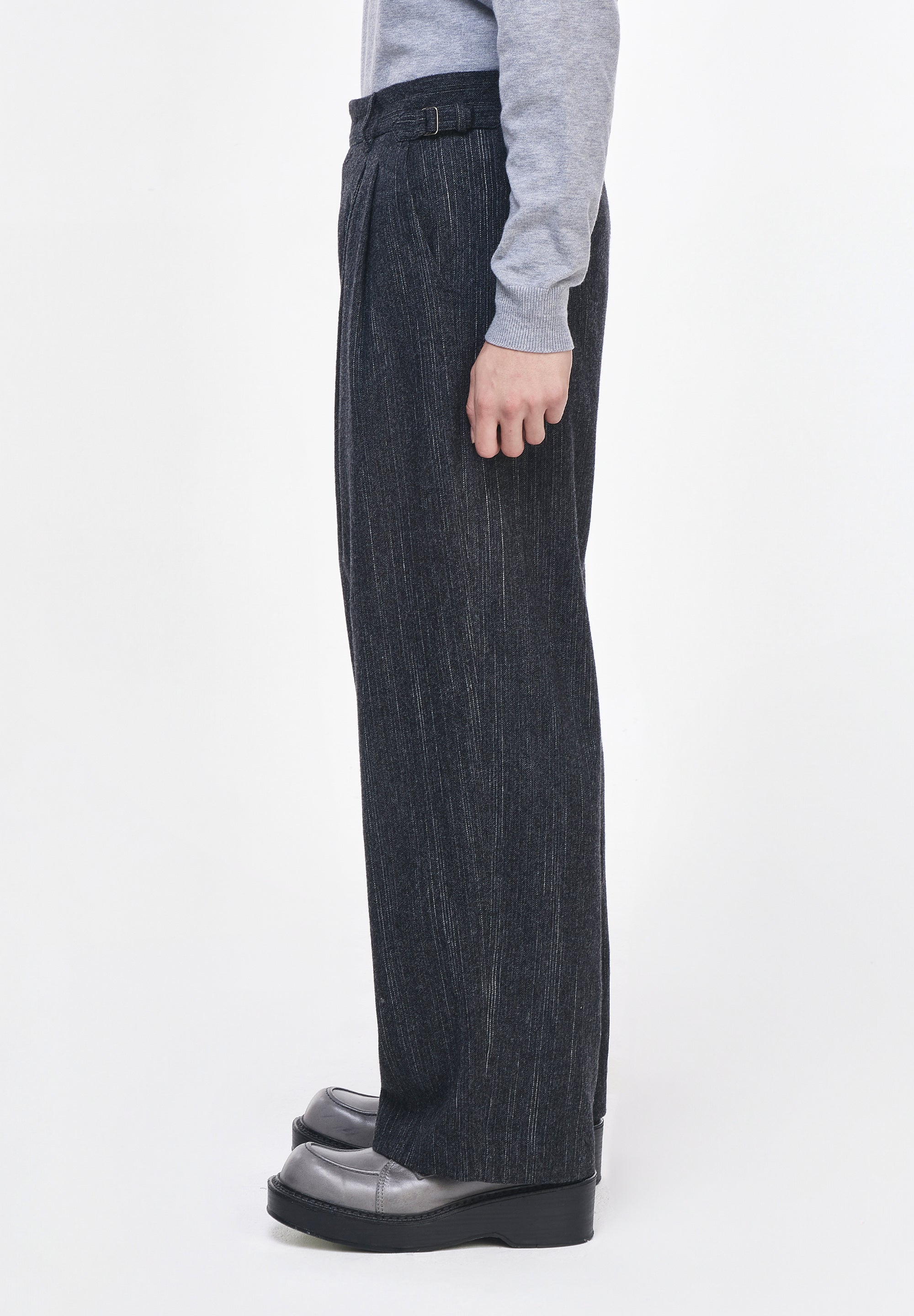 ARTISANAL TWO TUCK WIDE PANTS