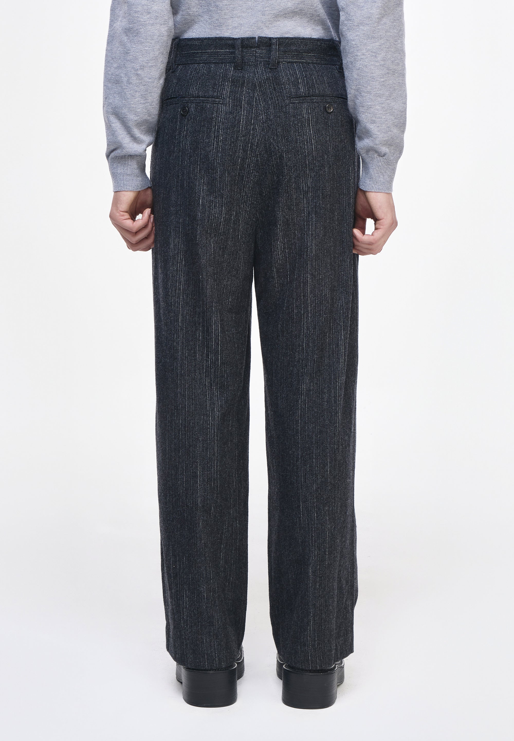 ARTISANAL TWO TUCK WIDE PANTS