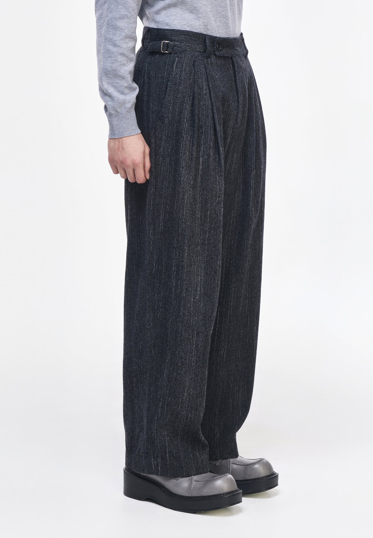 ARTISANAL TWO TUCK WIDE PANTS