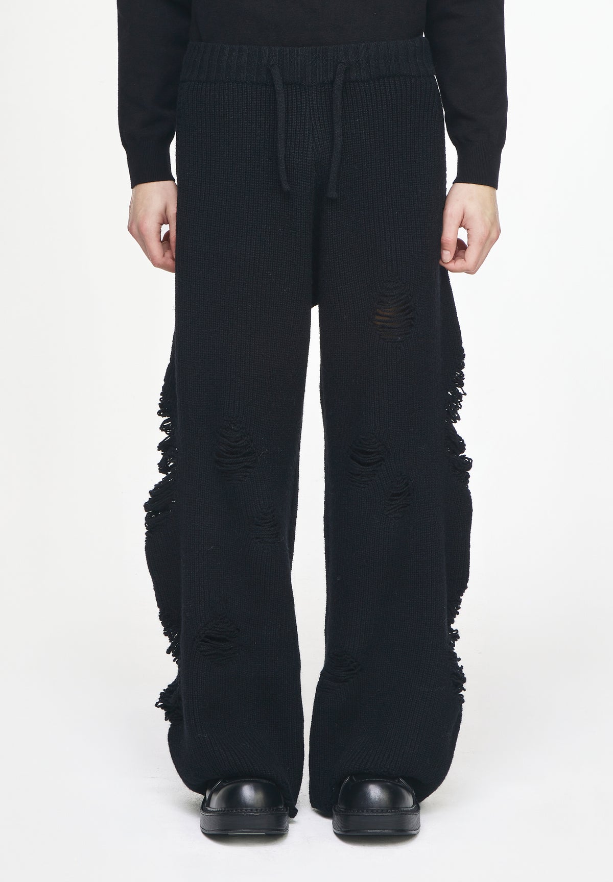 CLUSTER KNIT PANTS