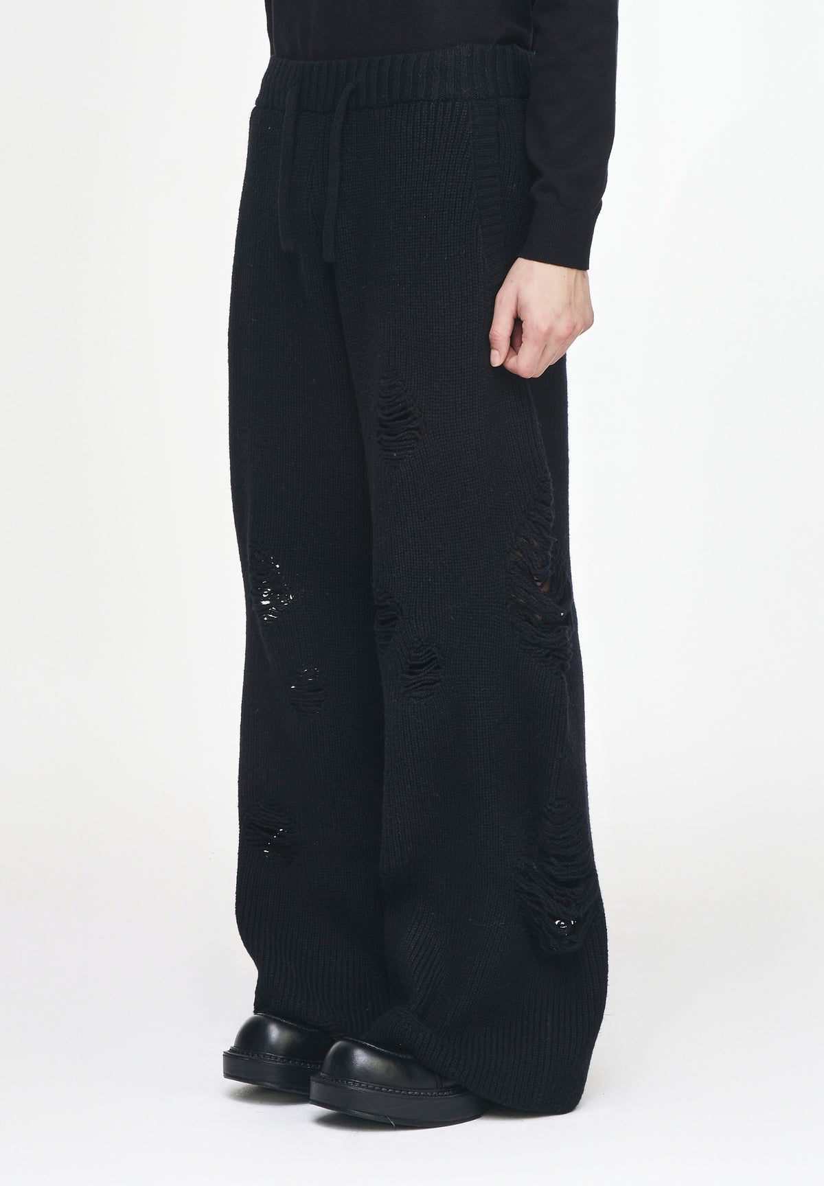 CLUSTER KNIT PANTS