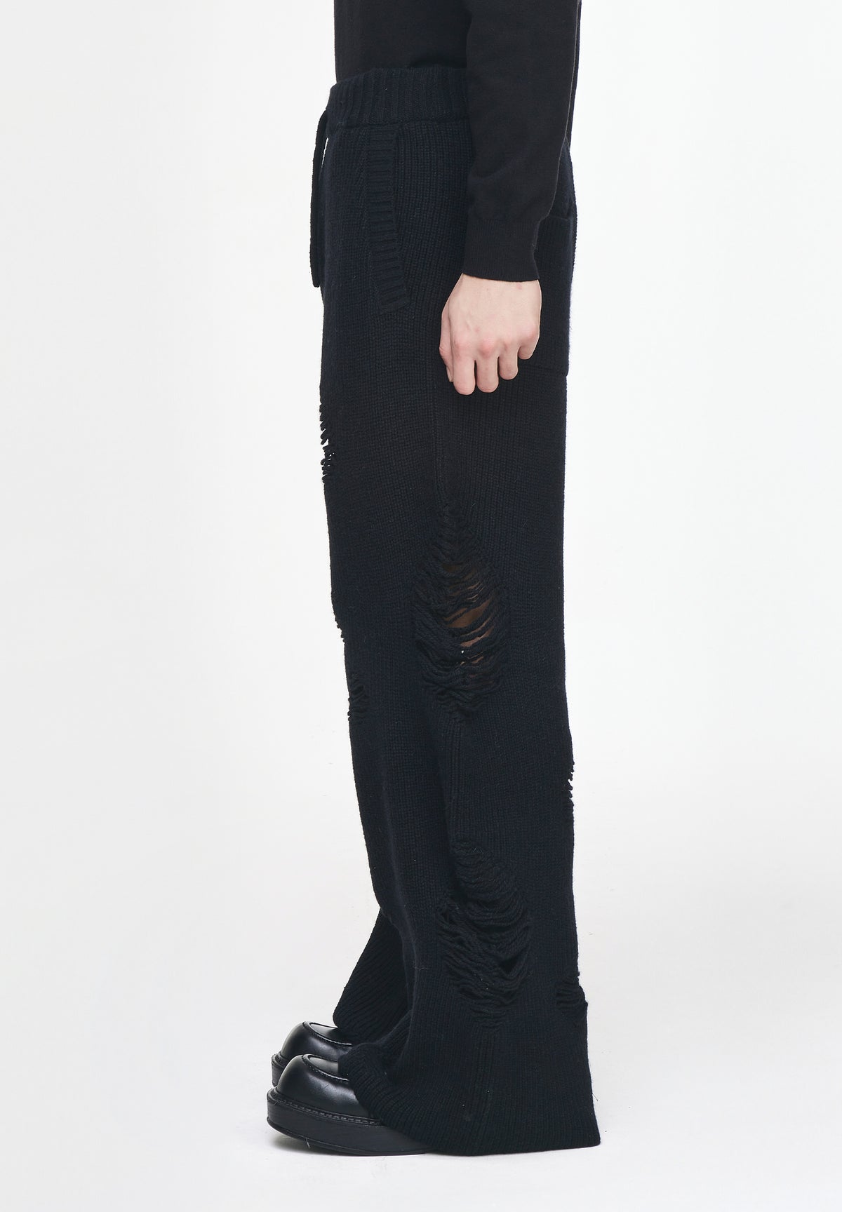 CLUSTER KNIT PANTS