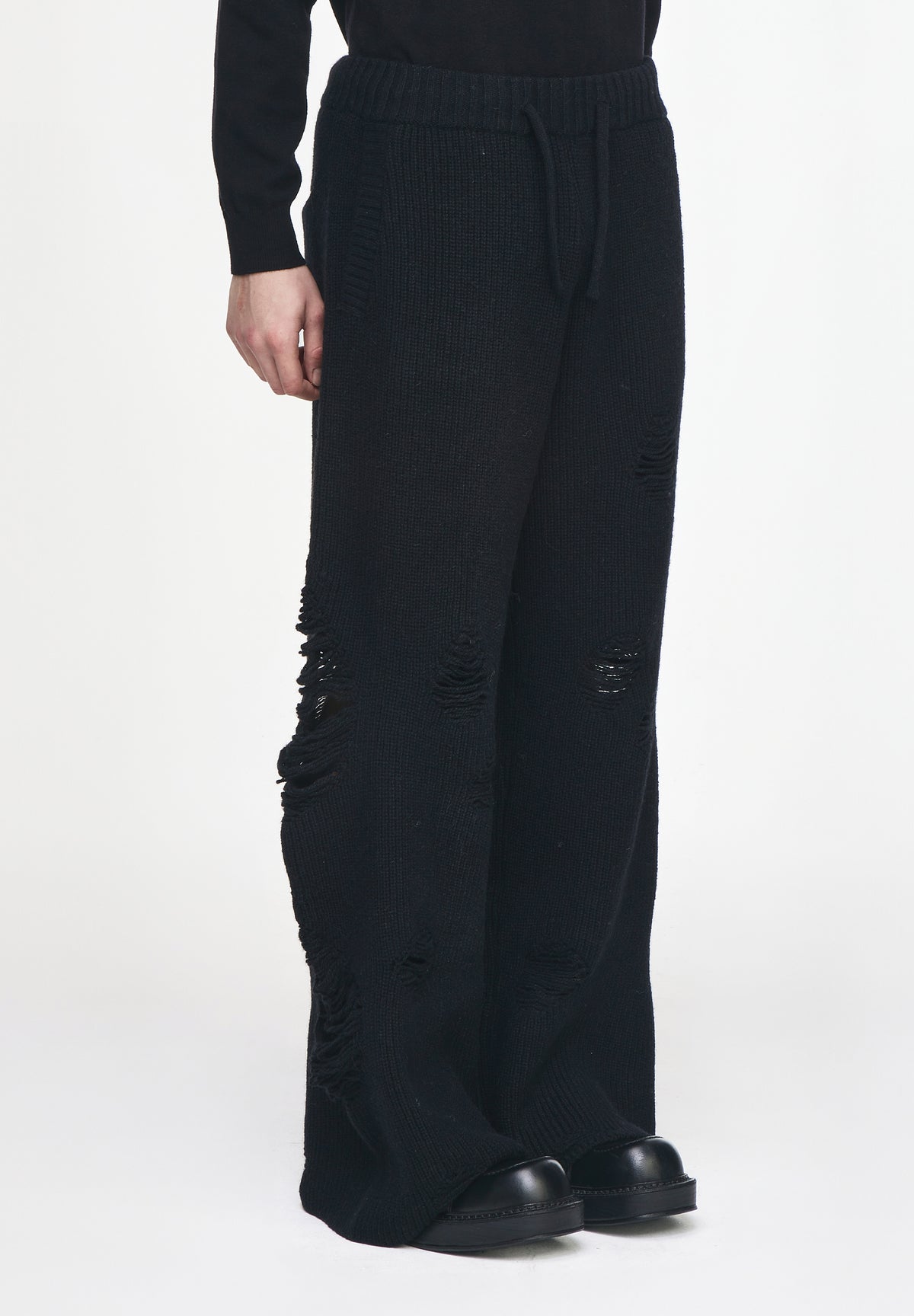 CLUSTER KNIT PANTS