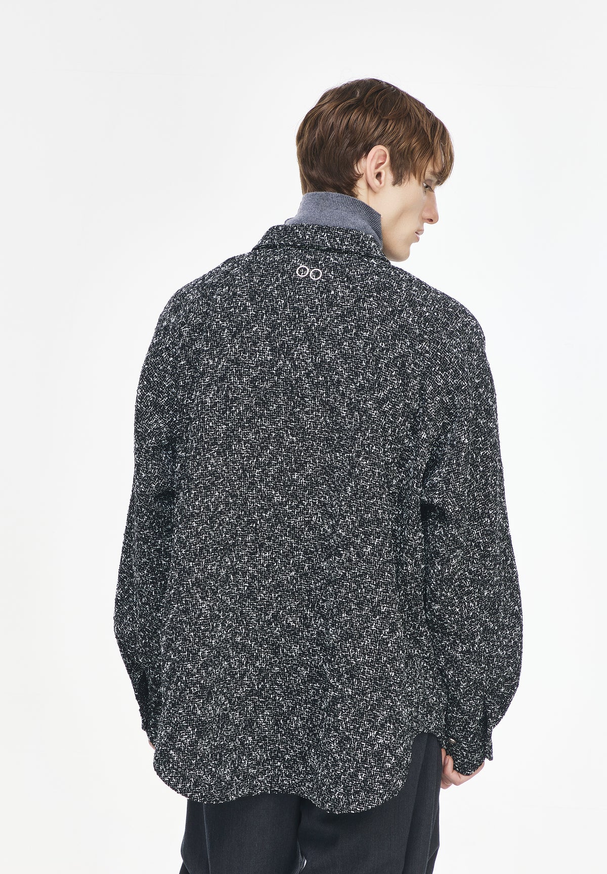 TWEED TUXEDO SHIRT