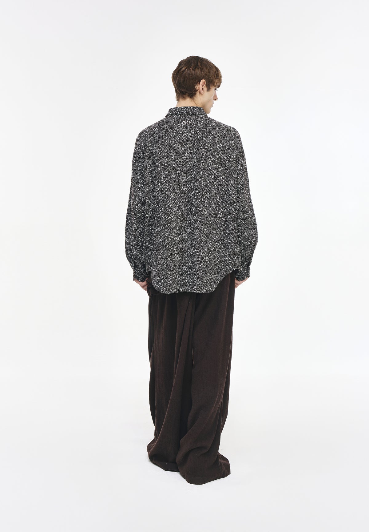 TWEED TUXEDO SHIRT