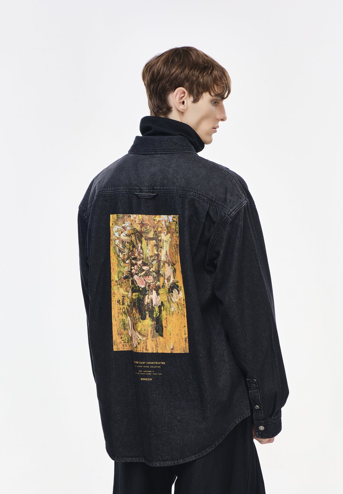 PAINTED DENIM SHIRT