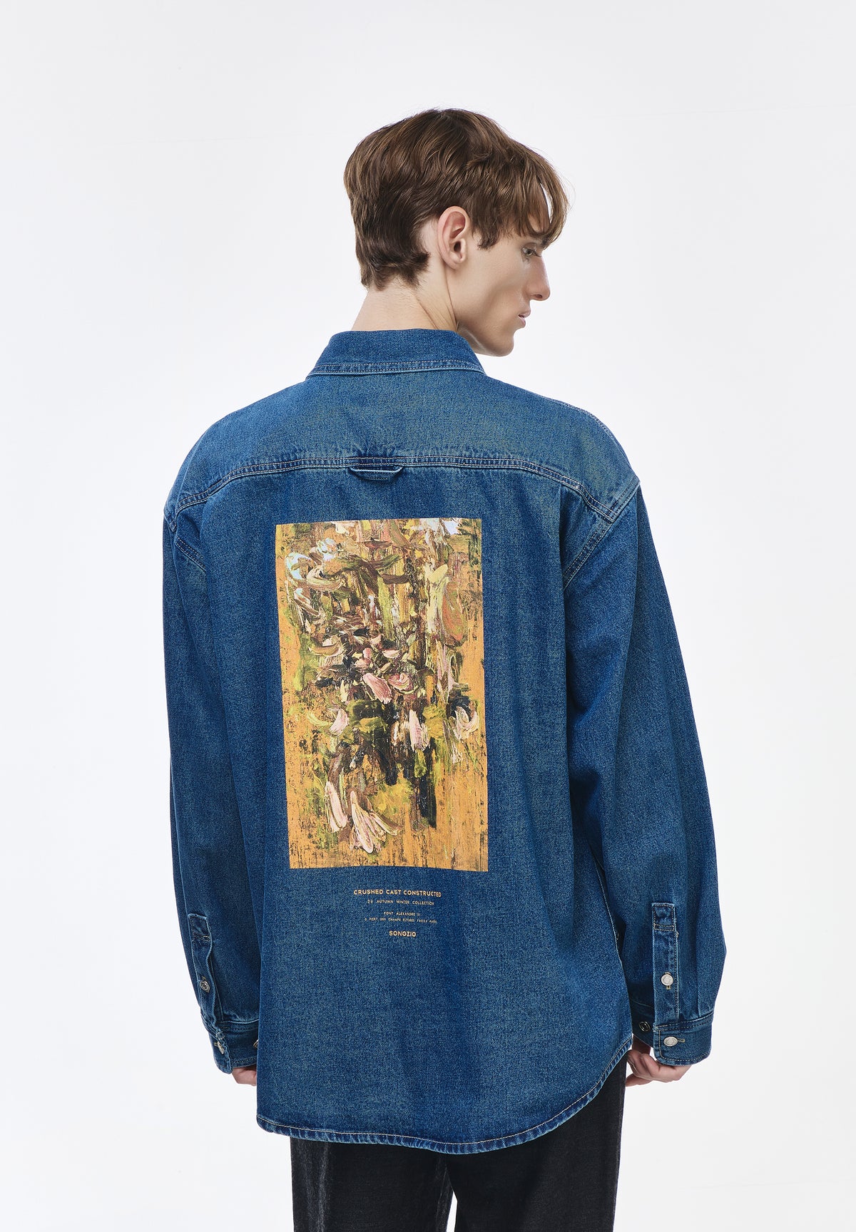 PAINTED DENIM SHIRT