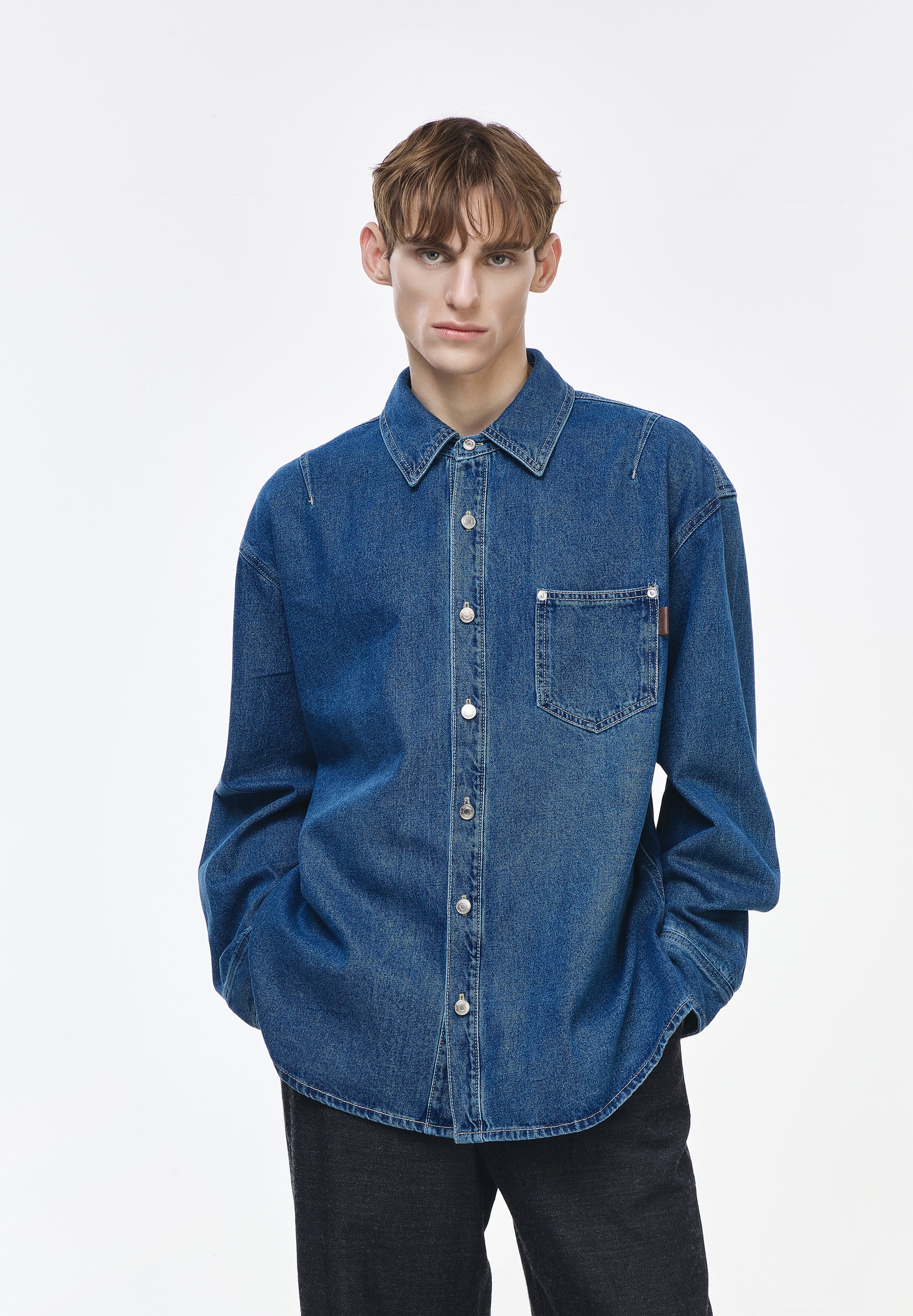 PAINTED DENIM SHIRT