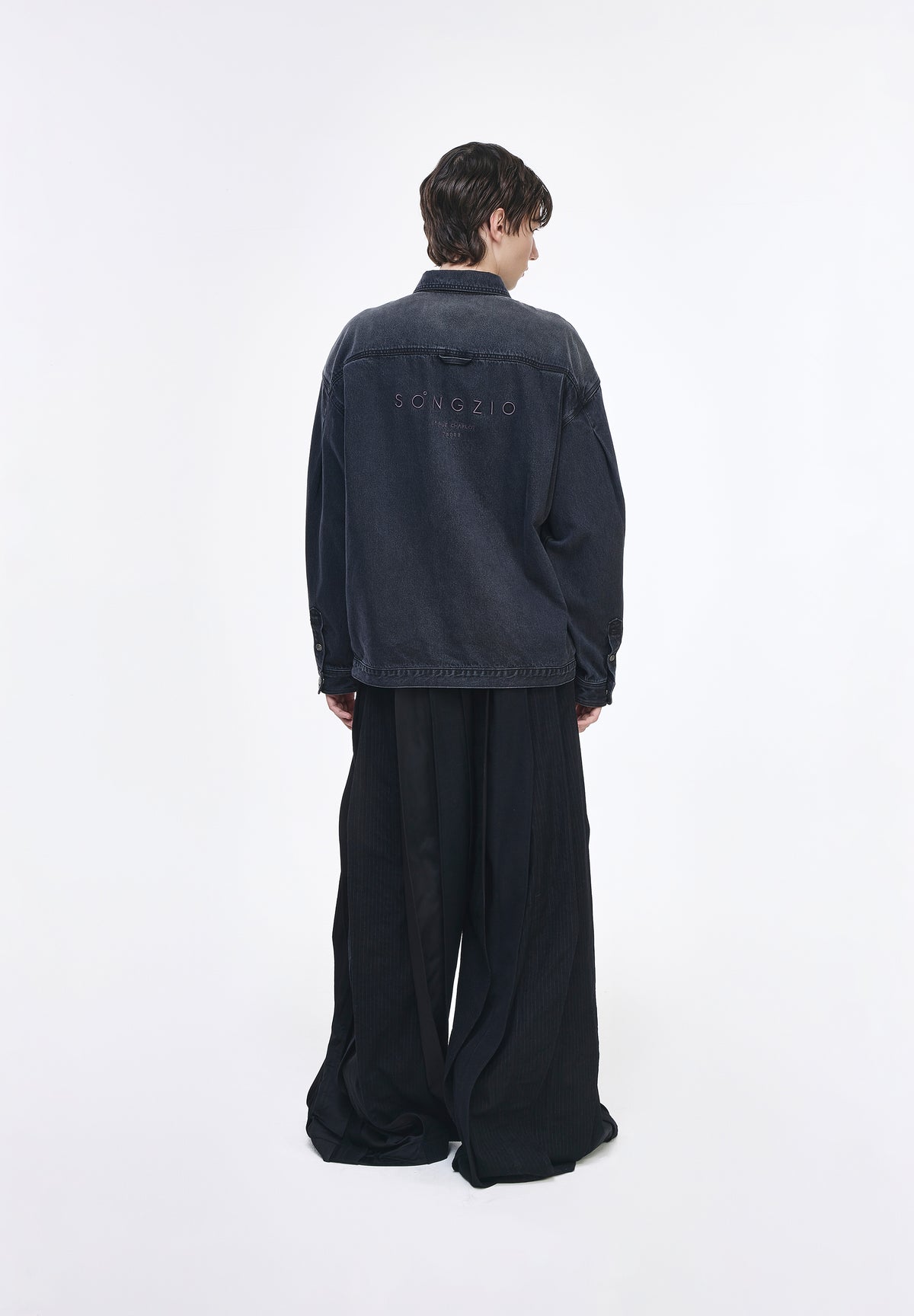 ORIGIN PARIS DENIM CROP SHIRT