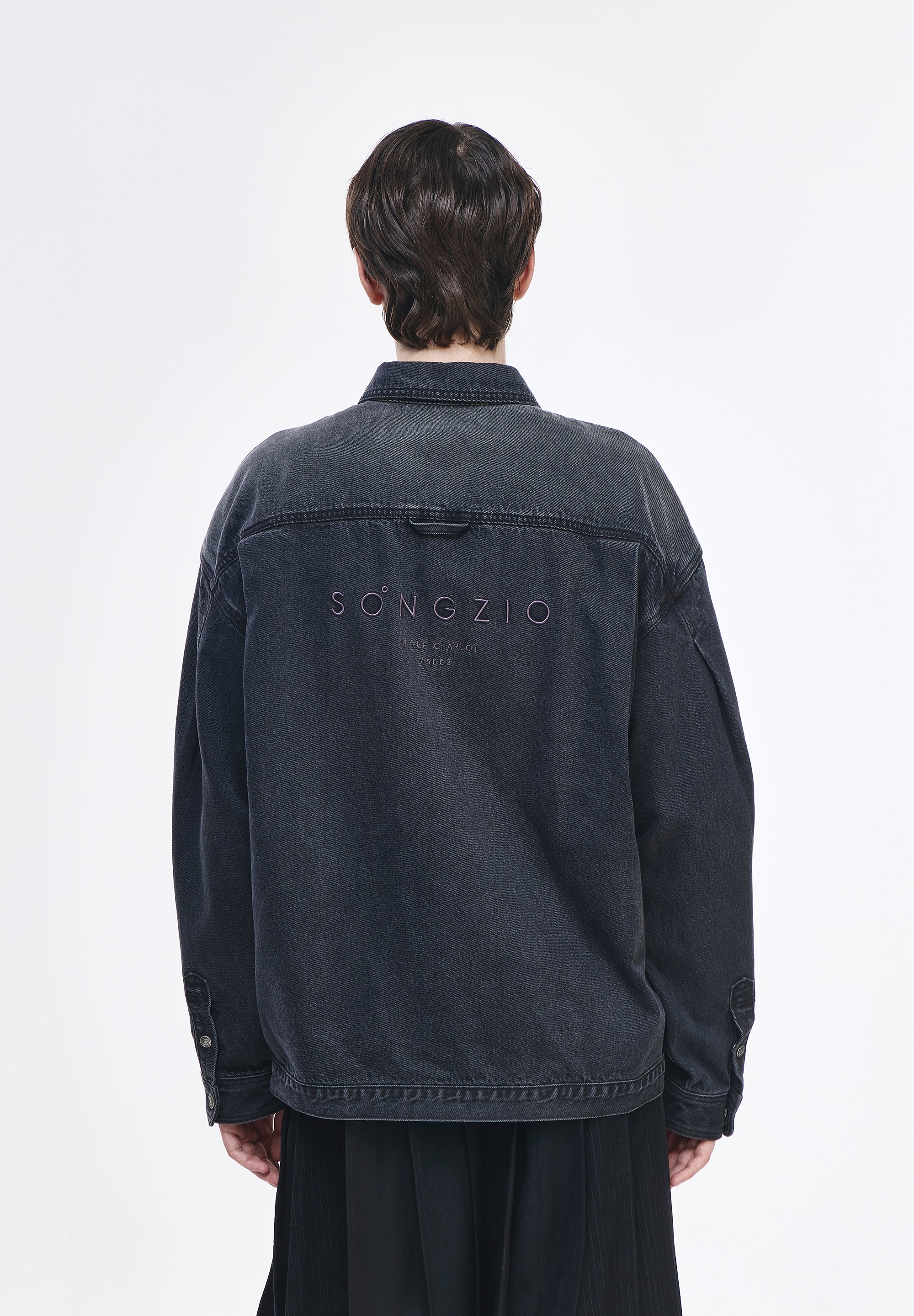 ORIGIN PARIS DENIM CROP SHIRT