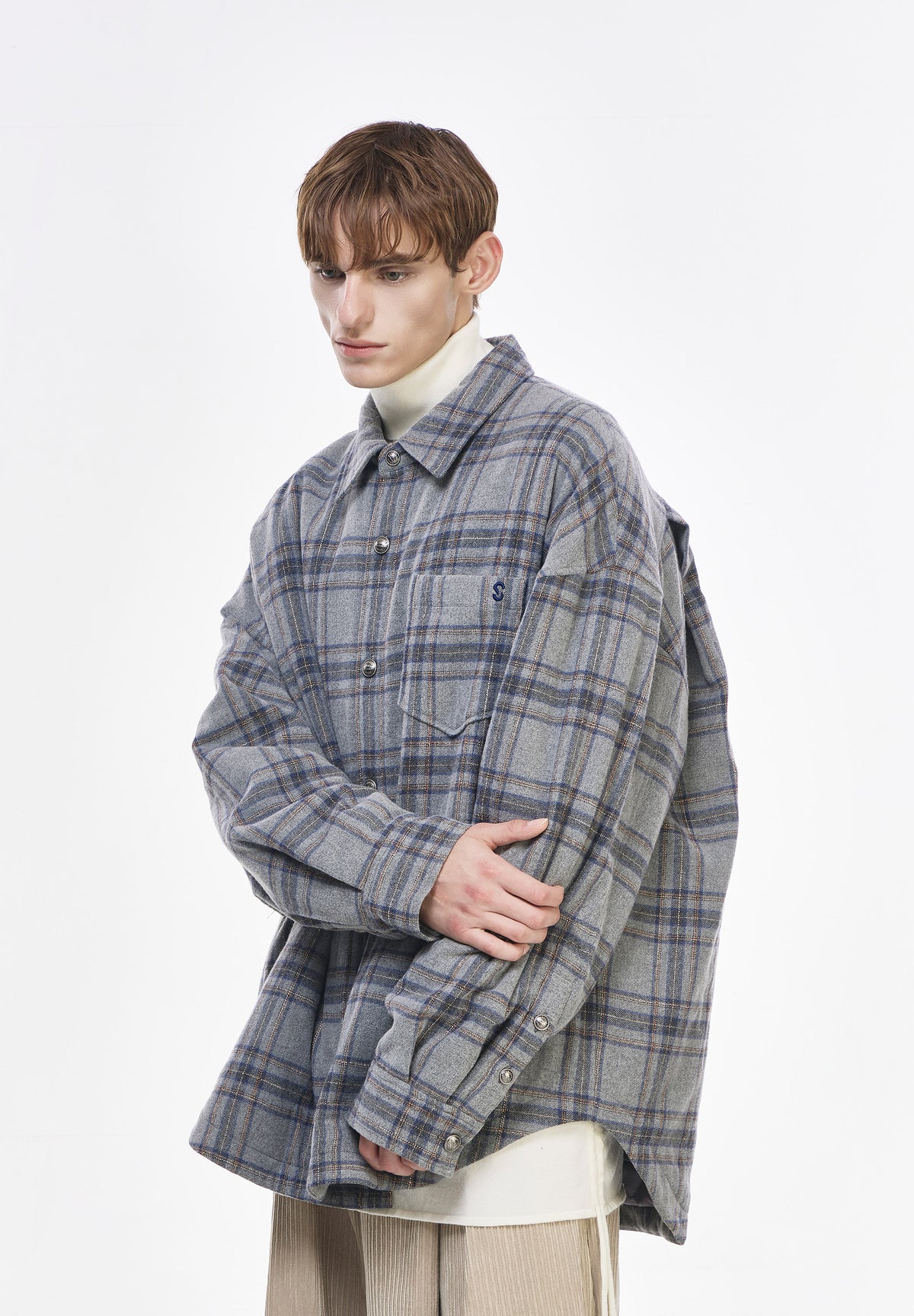EPHEMERA PINOCCHIO FLANNEL SHIRT JACKET