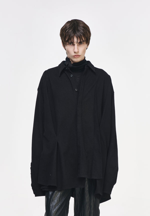 BIAS DRAPE SHIRT