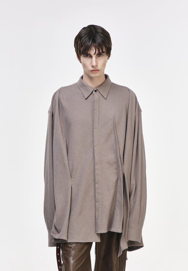 BIAS DRAPE SHIRT