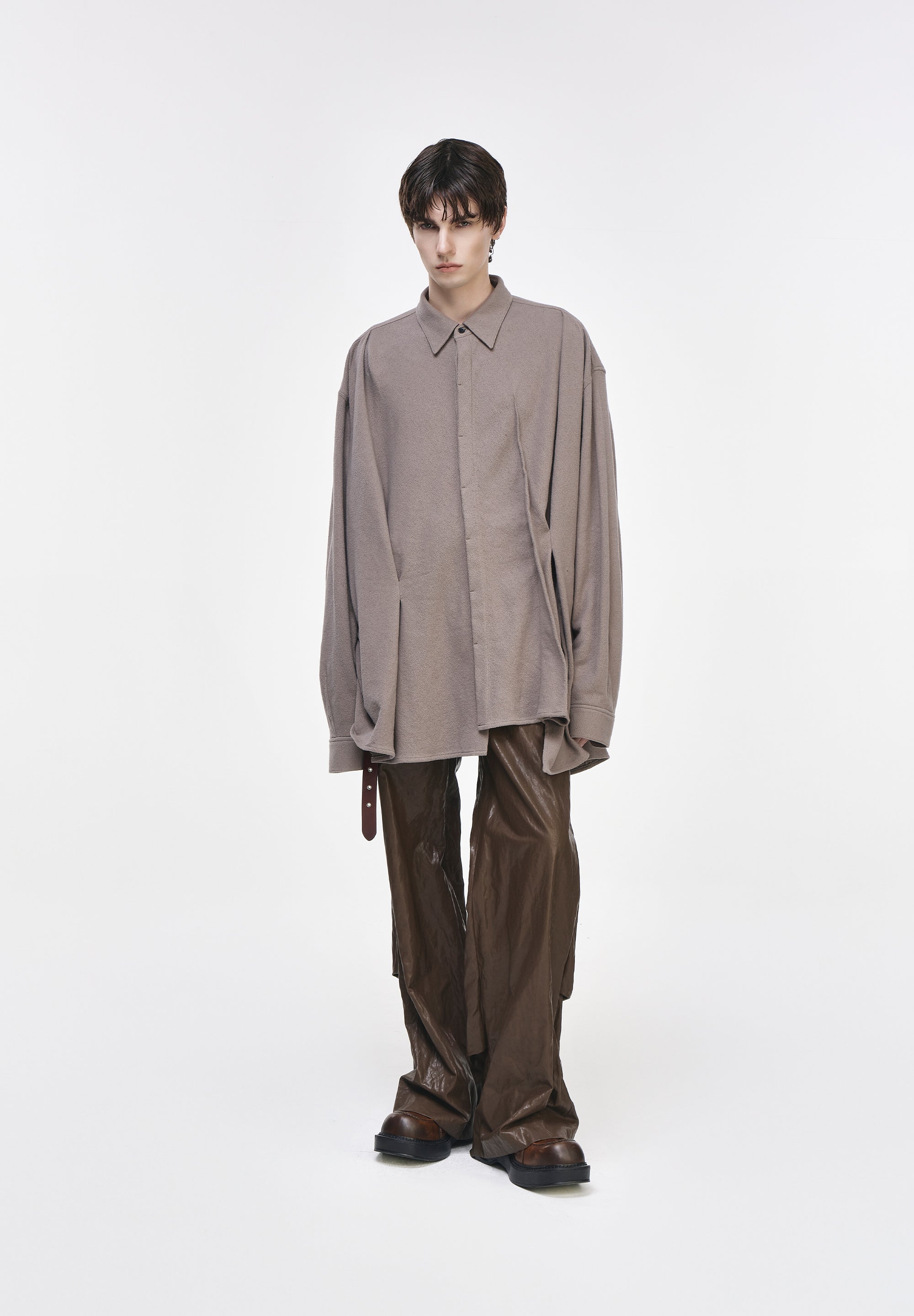 BIAS DRAPE SHIRT