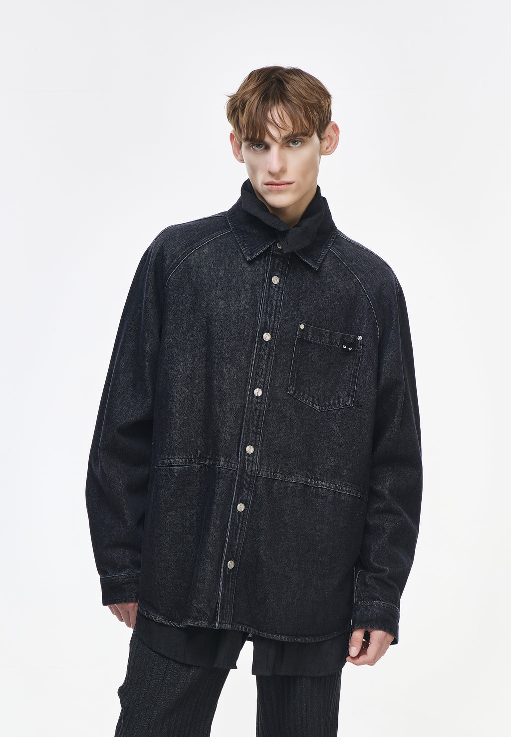 RAGLAN DENIM SHIRT