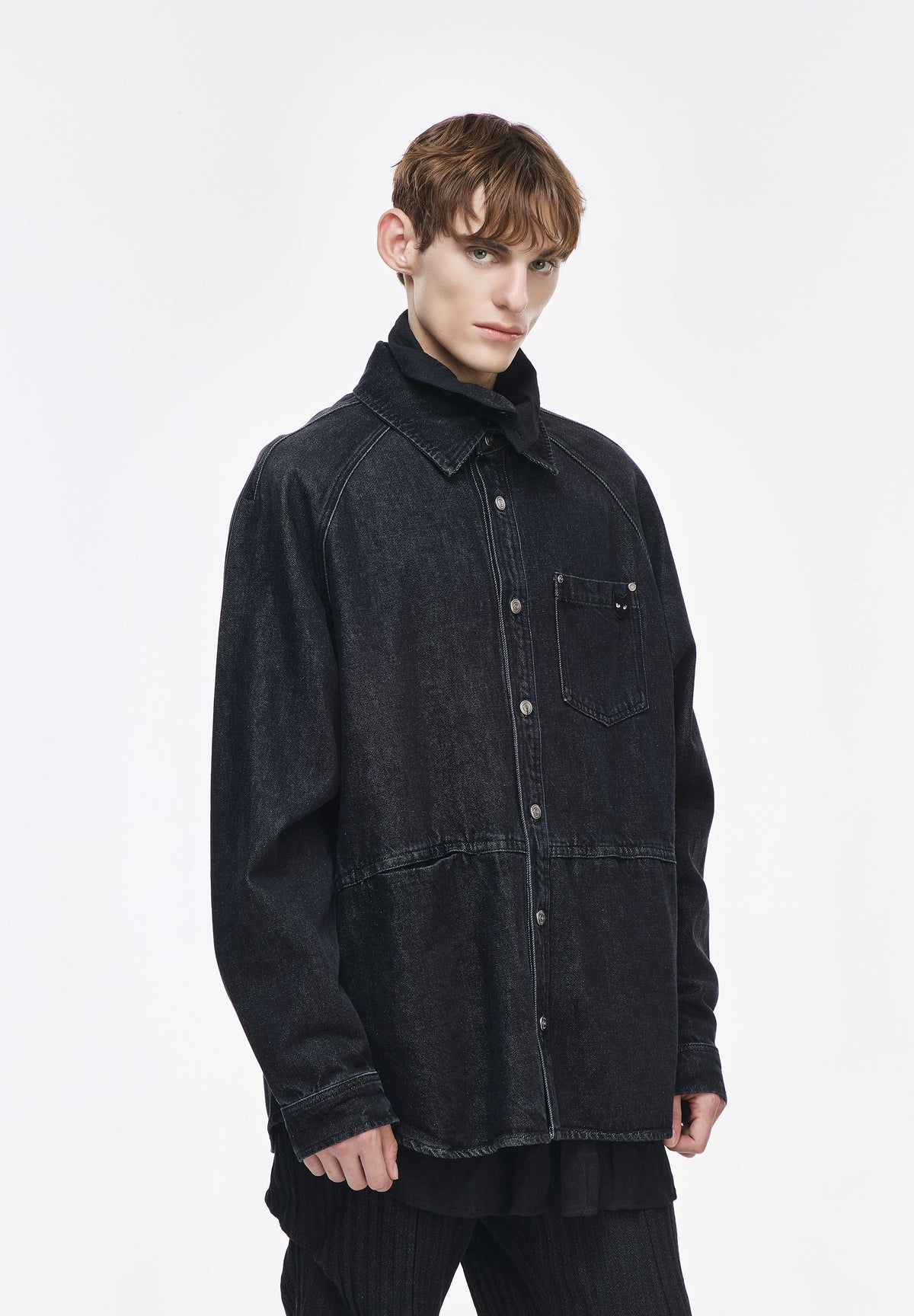 RAGLAN DENIM SHIRT