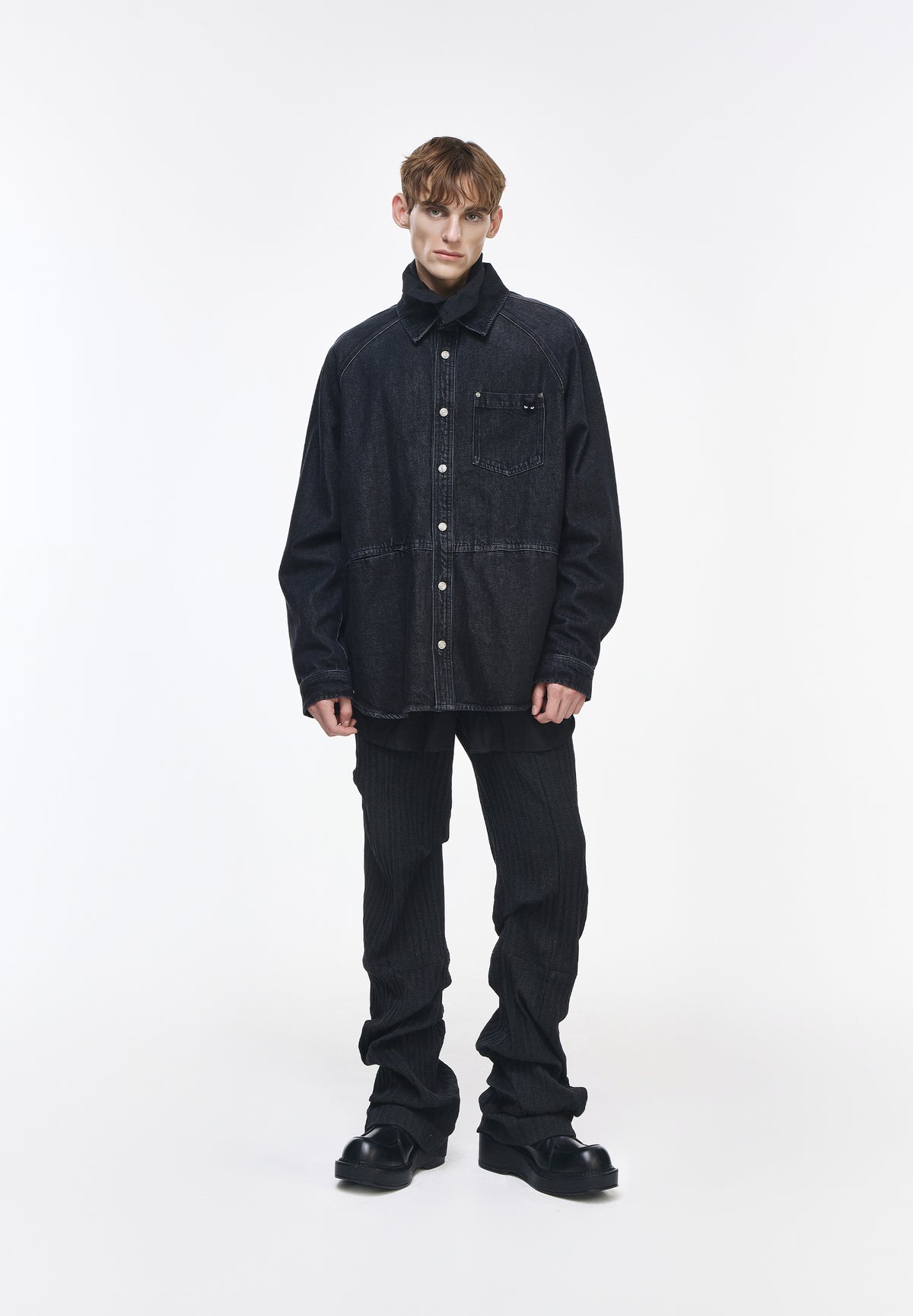 RAGLAN DENIM SHIRT