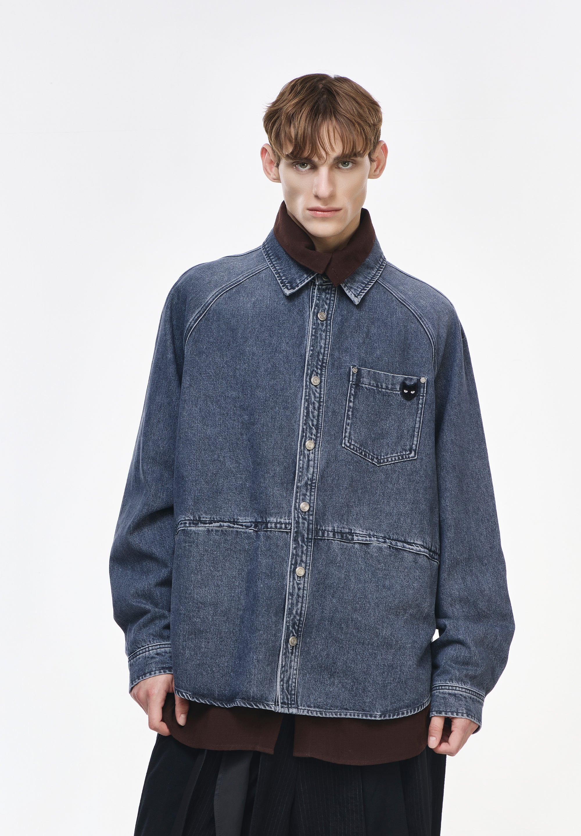 RAGLAN DENIM SHIRT