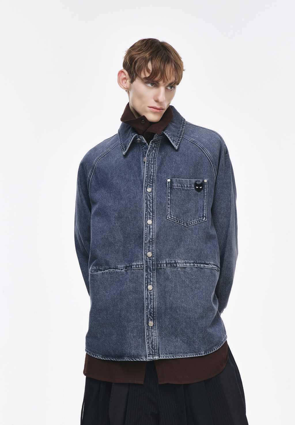 RAGLAN DENIM SHIRT