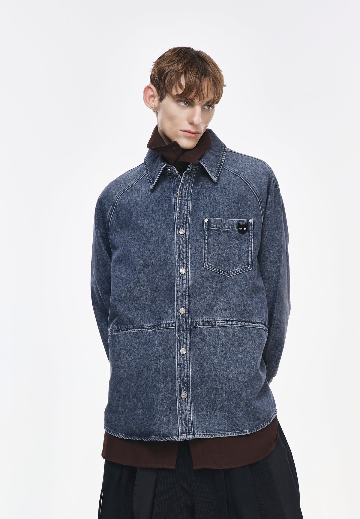 RAGLAN DENIM SHIRT
