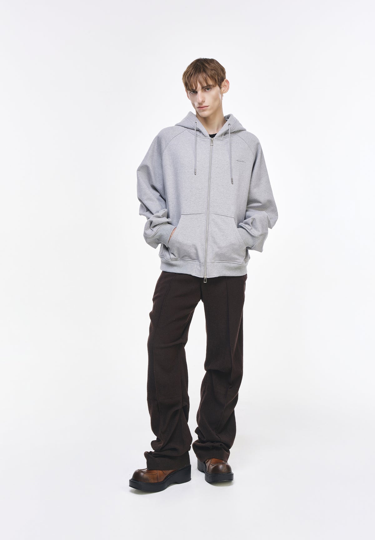MINHWA FRIENDS HOOD ZIP UP