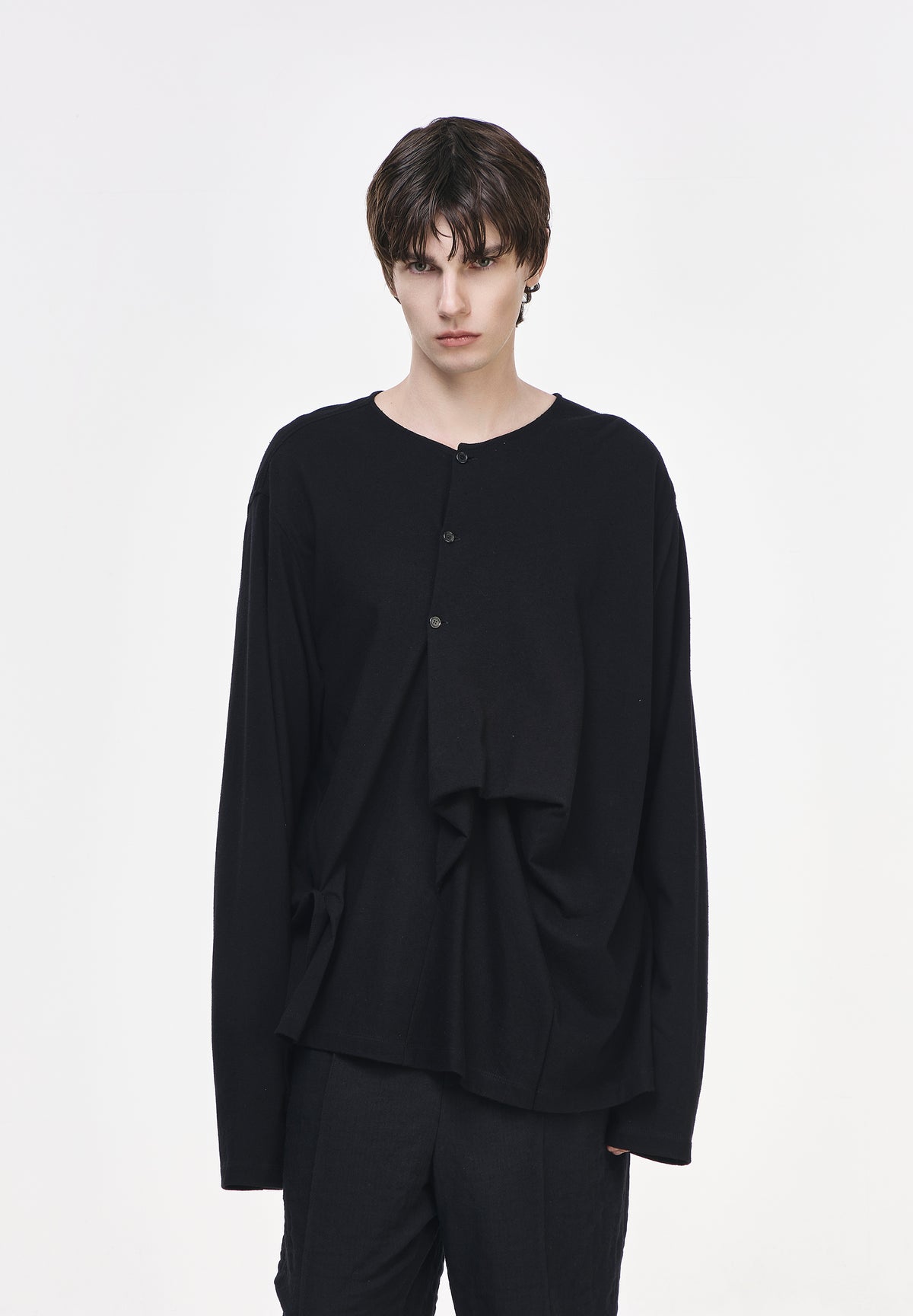 BIAS DRAPE LONG SLEEVE