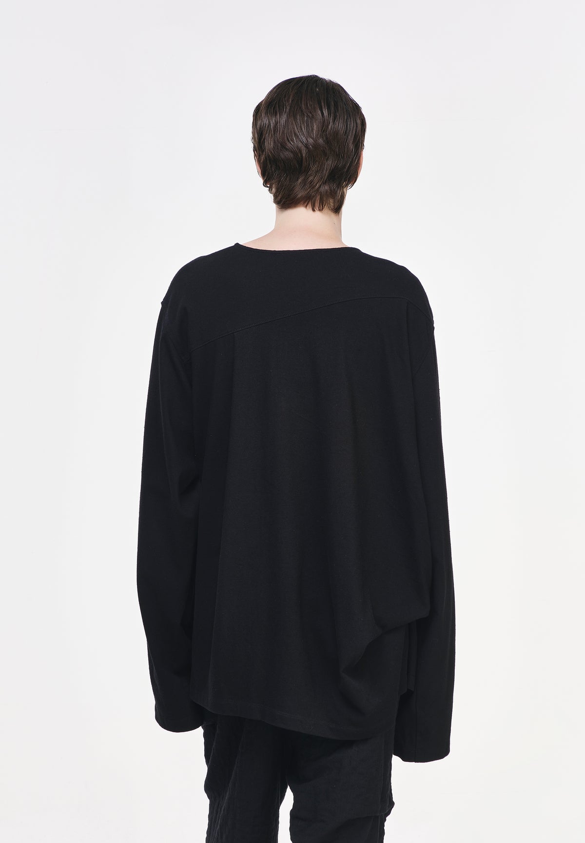 BIAS DRAPE LONG SLEEVE