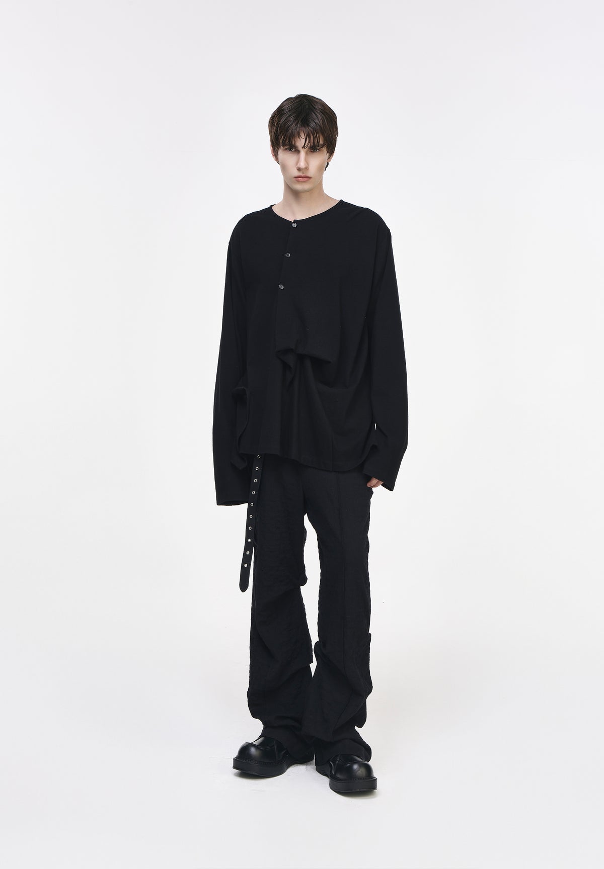 BIAS DRAPE LONG SLEEVE