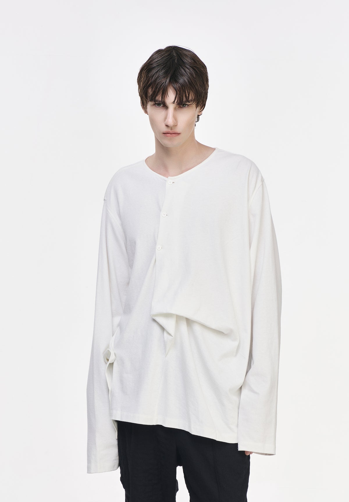 BIAS DRAPE LONG SLEEVE