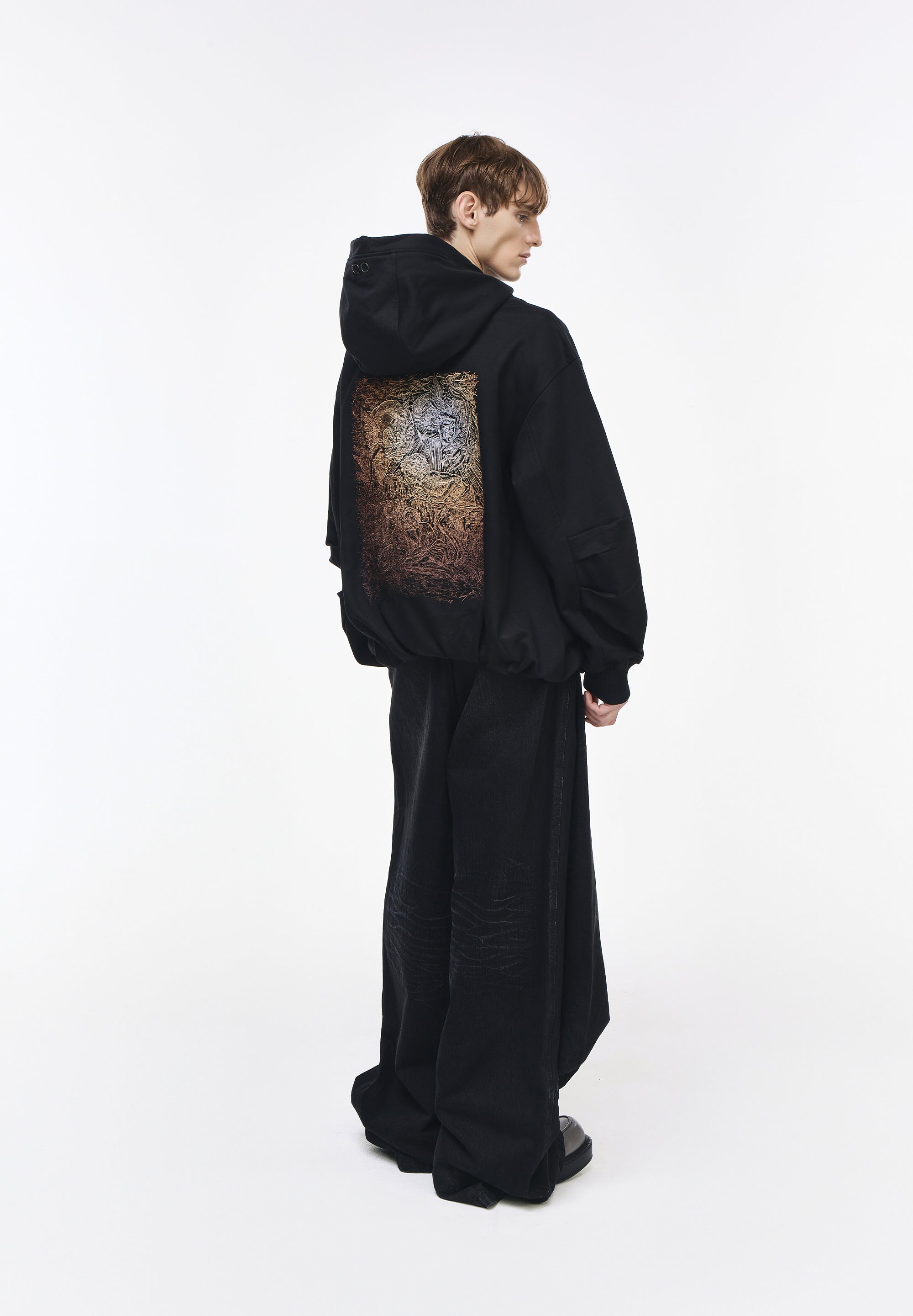 BENEDICTION EMBROIDERED HOOD