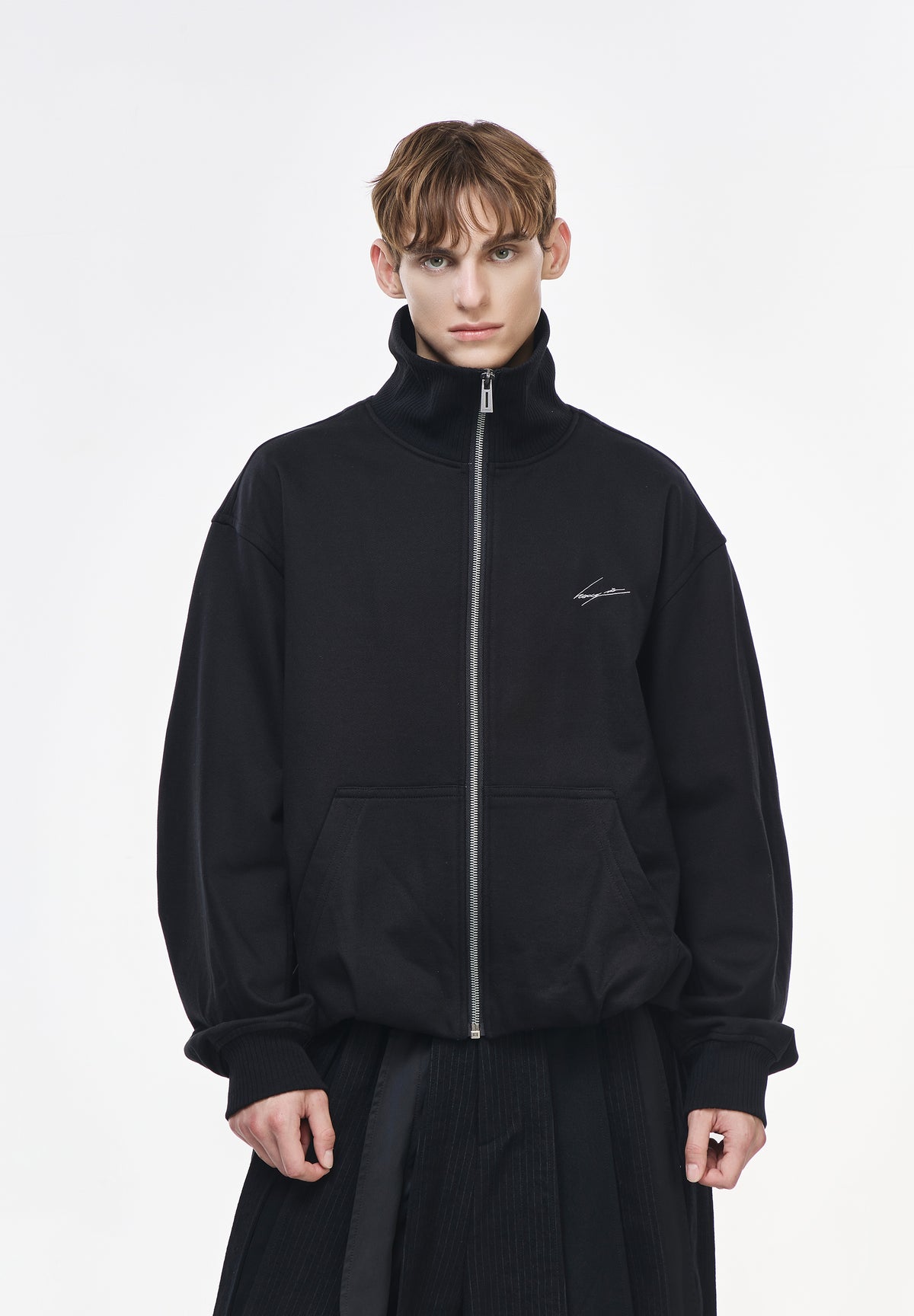 BENEDICTION HIGH NECK ZIP UP