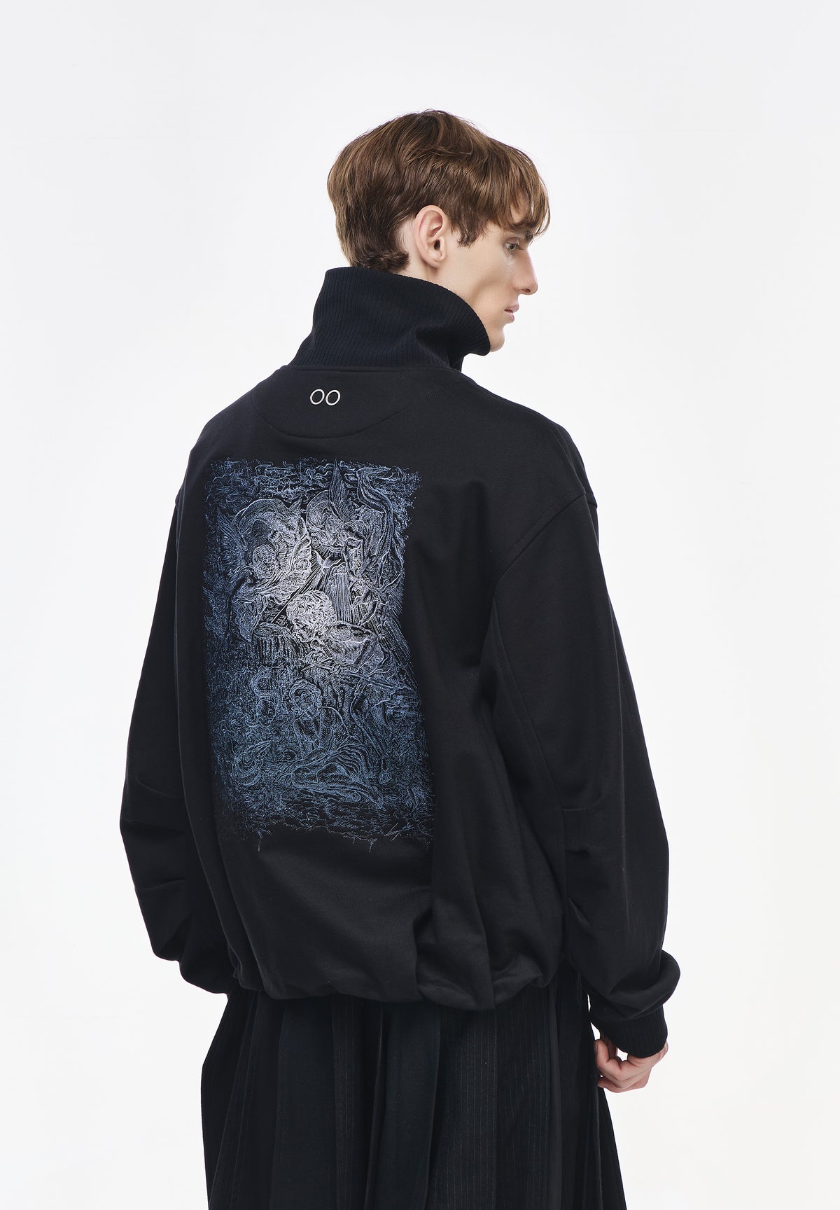 BENEDICTION HIGH NECK ZIP UP