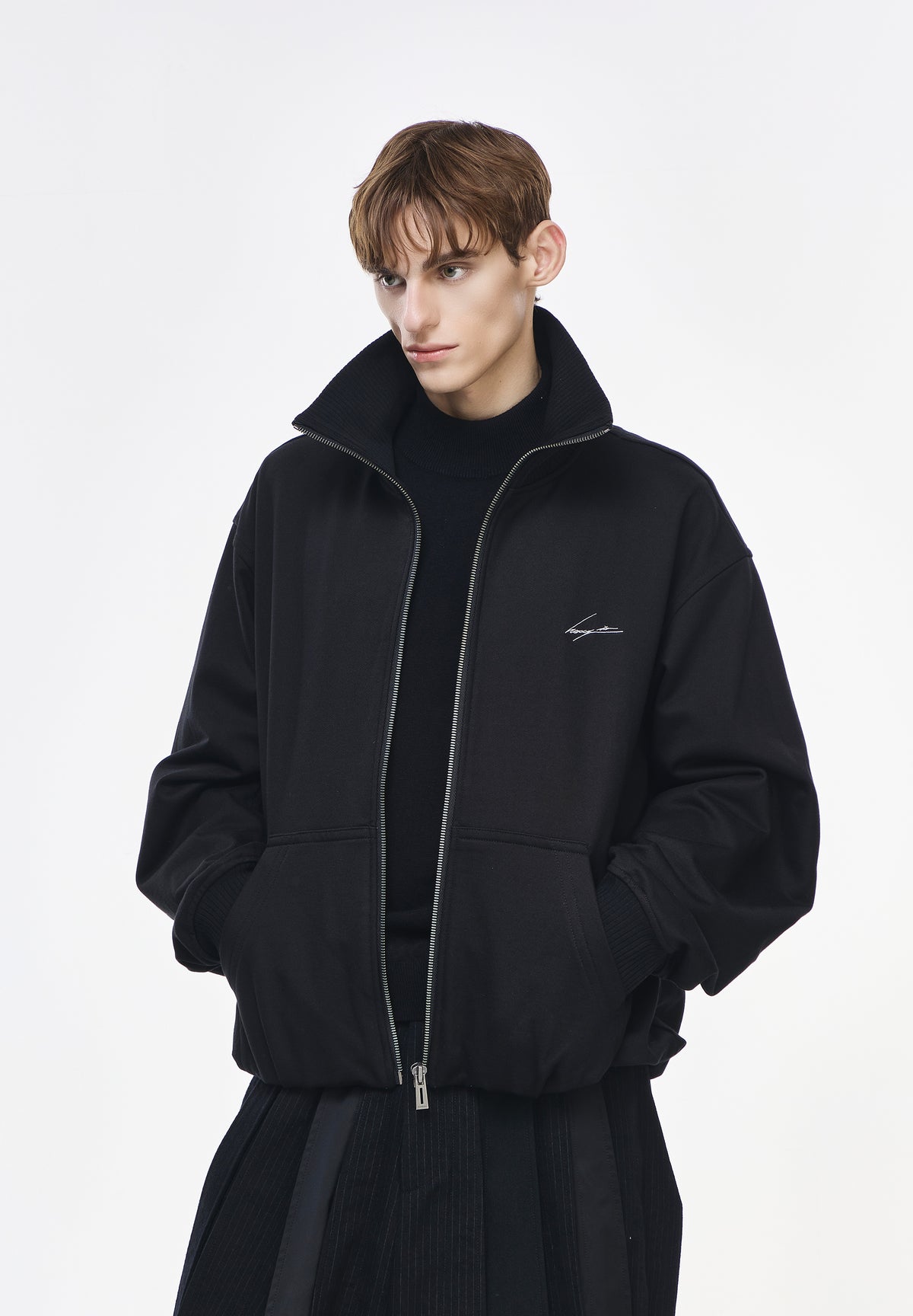 BENEDICTION HIGH NECK ZIP UP