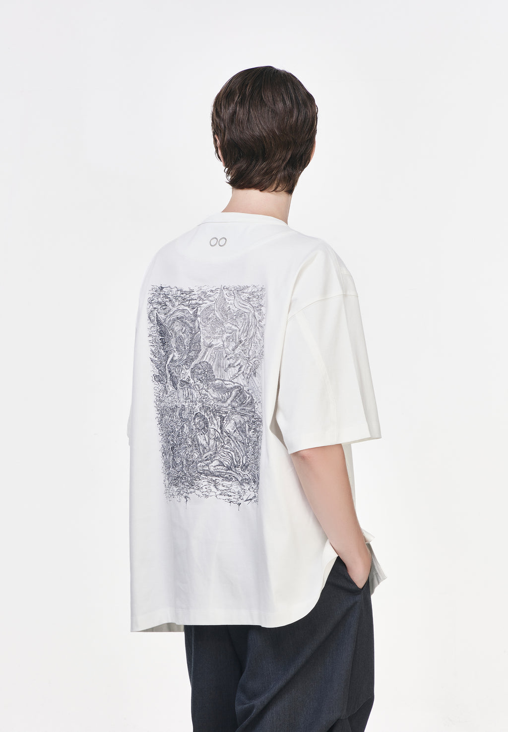 BENEDICTION EMBROIDERED T SHIRT