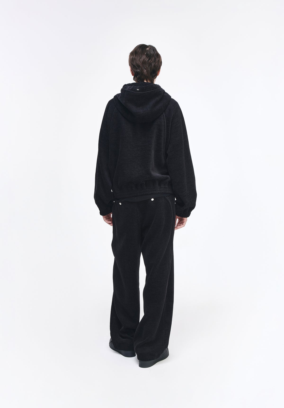 ZZERO WAVE VELVET HOOD ZIP UP