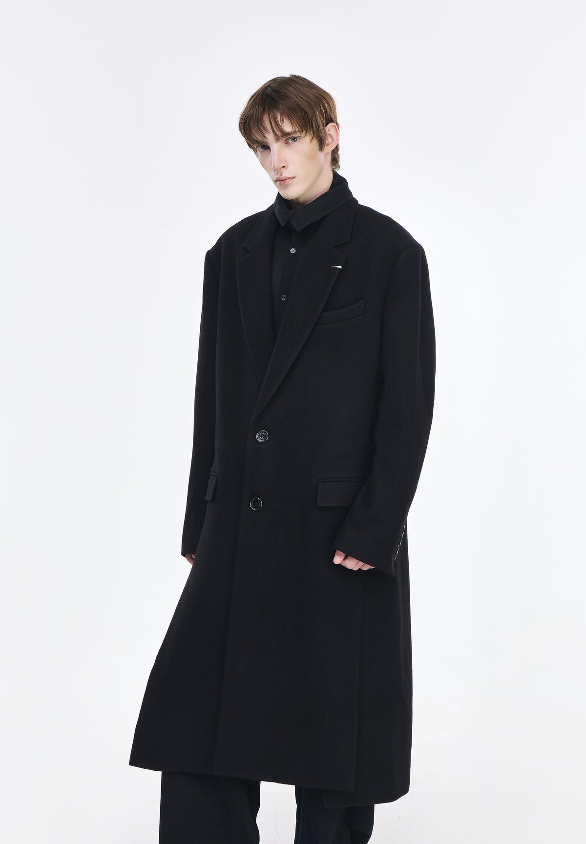 SLIT SINGLE BREASTED COAT