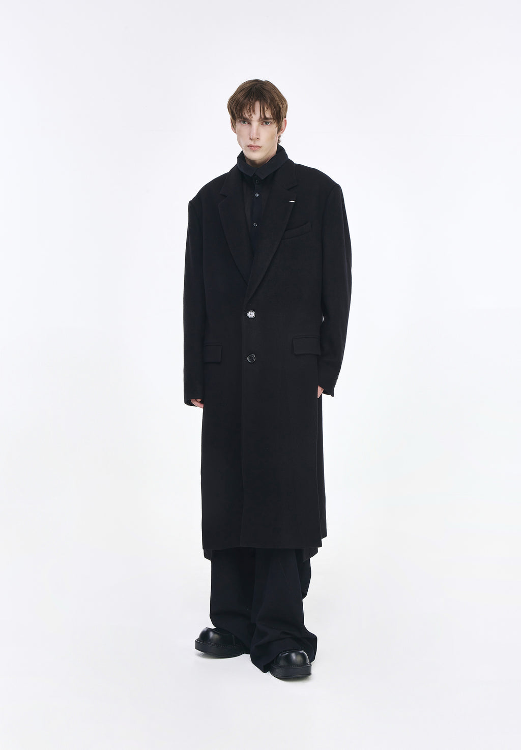 SLIT SINGLE BREASTED COAT