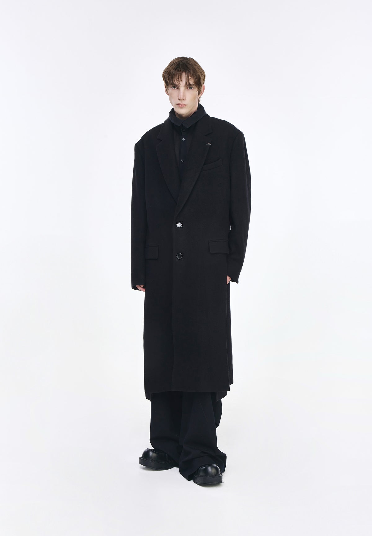 SLIT SINGLE BREASTED COAT