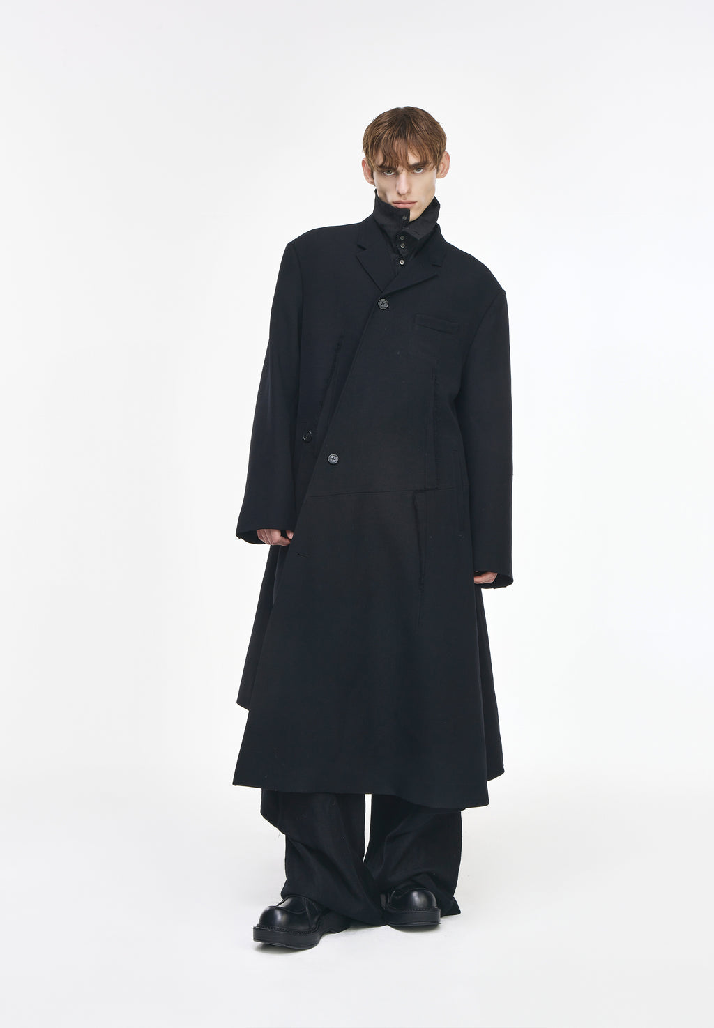 BIAS DRAPE COAT