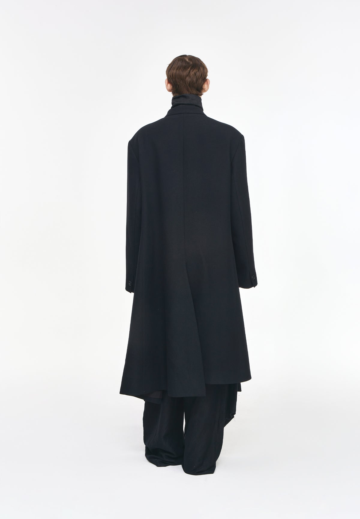BIAS DRAPE COAT